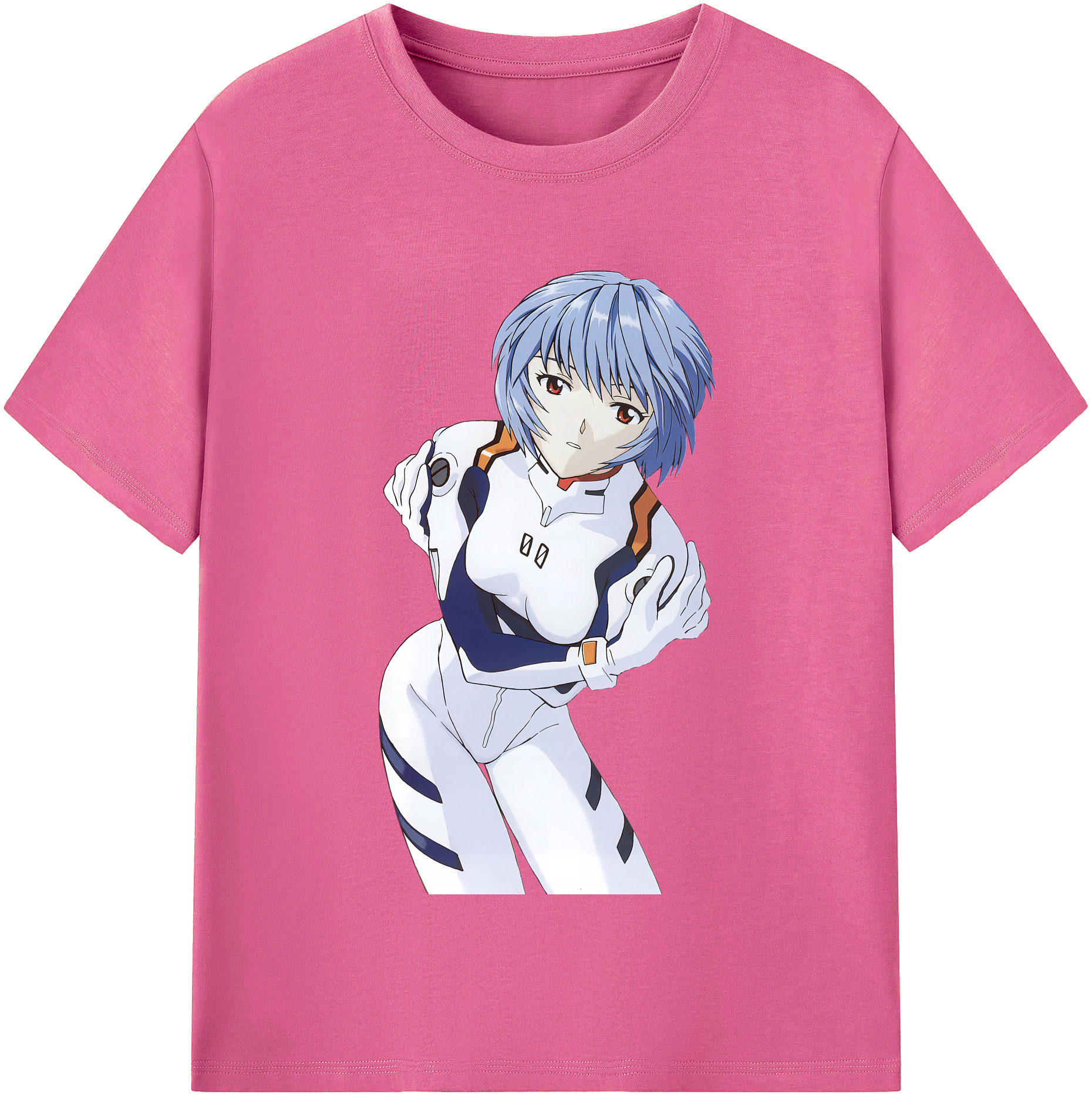 （画像用） EVA 新世紀エヴァンゲリオン レディースカジュアルプリントTシャツ（綿100％）