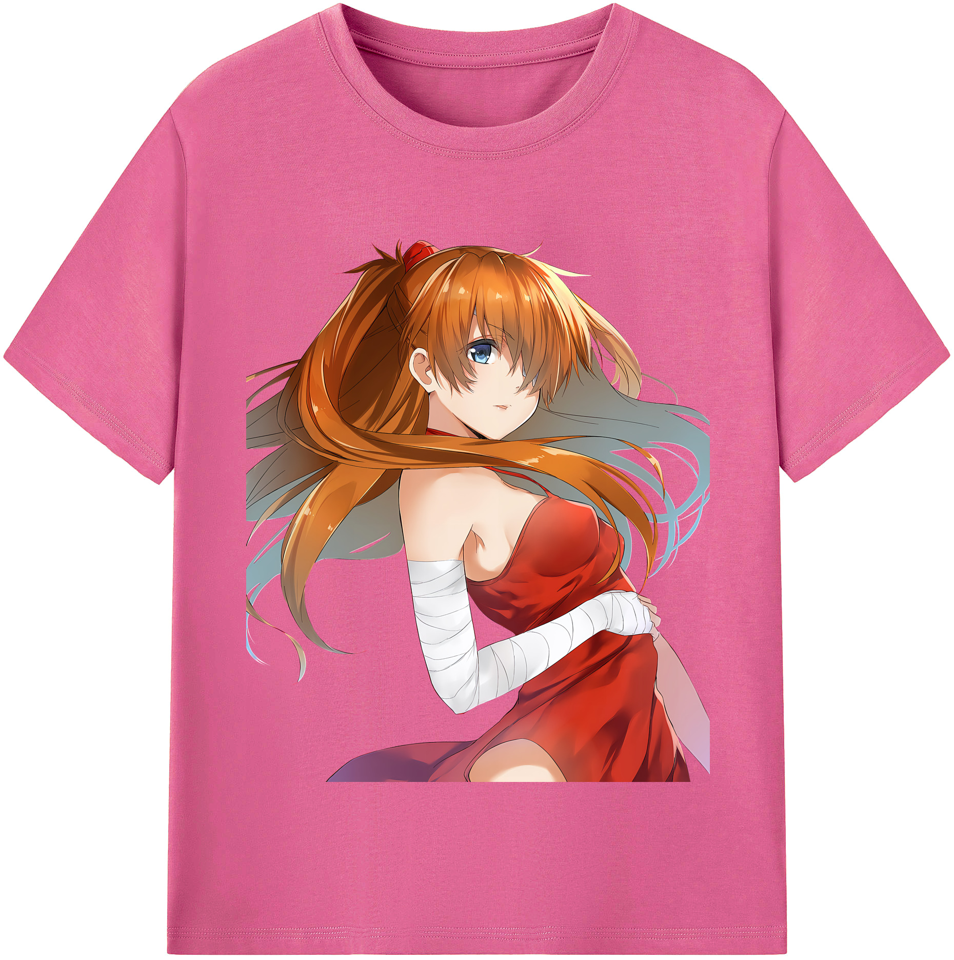 （画像用） EVA 新世紀エヴァンゲリオン レディースカジュアルプリントTシャツ（綿100％）