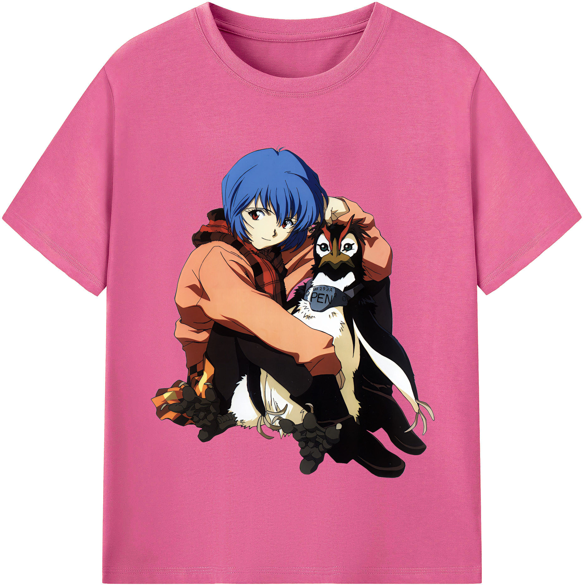 （画像用） EVA 新世紀エヴァンゲリオン レディースカジュアルプリントTシャツ（綿100％）