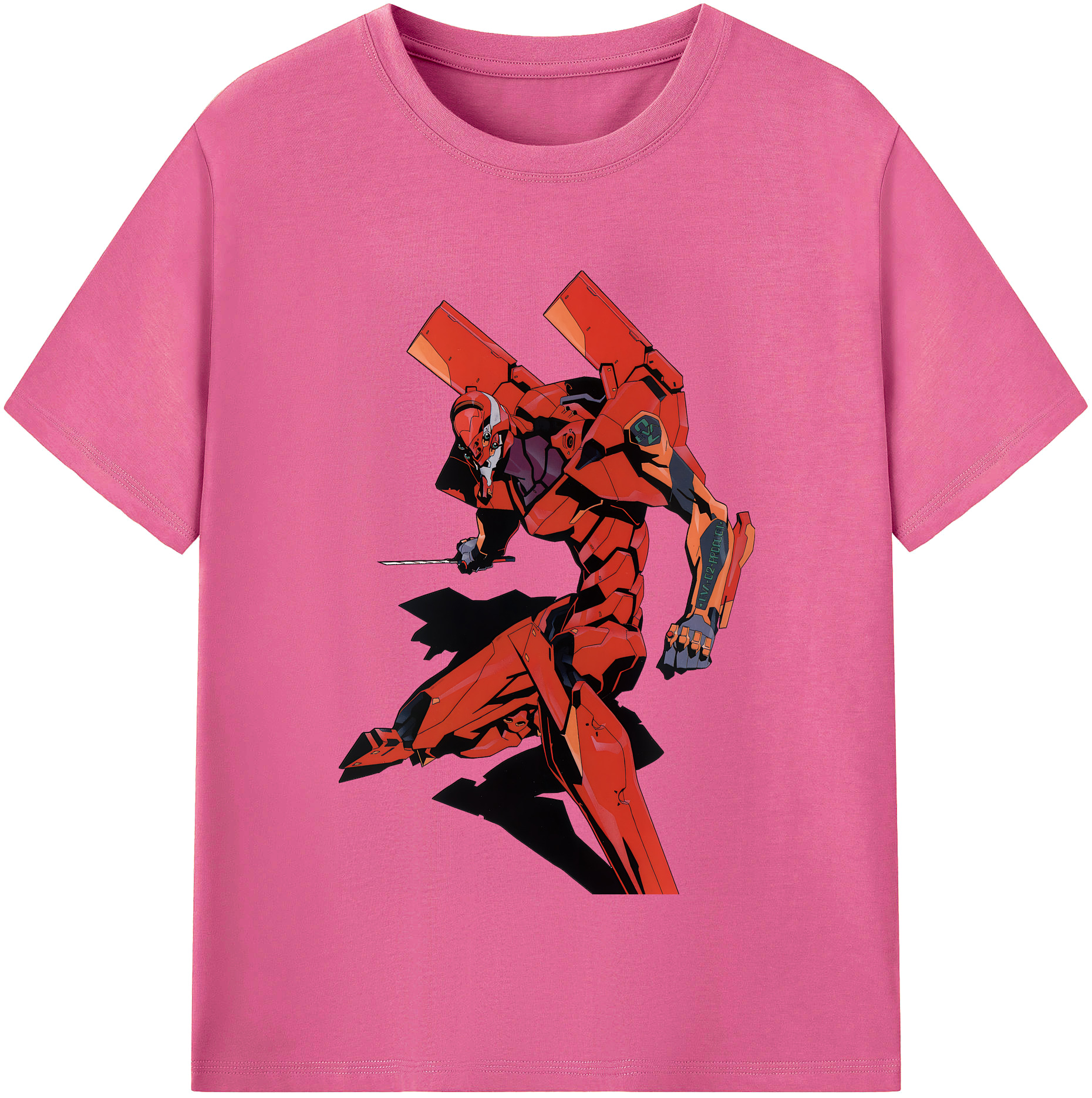 （画像用） EVA 新世紀エヴァンゲリオン レディースカジュアルプリントTシャツ（綿100％）