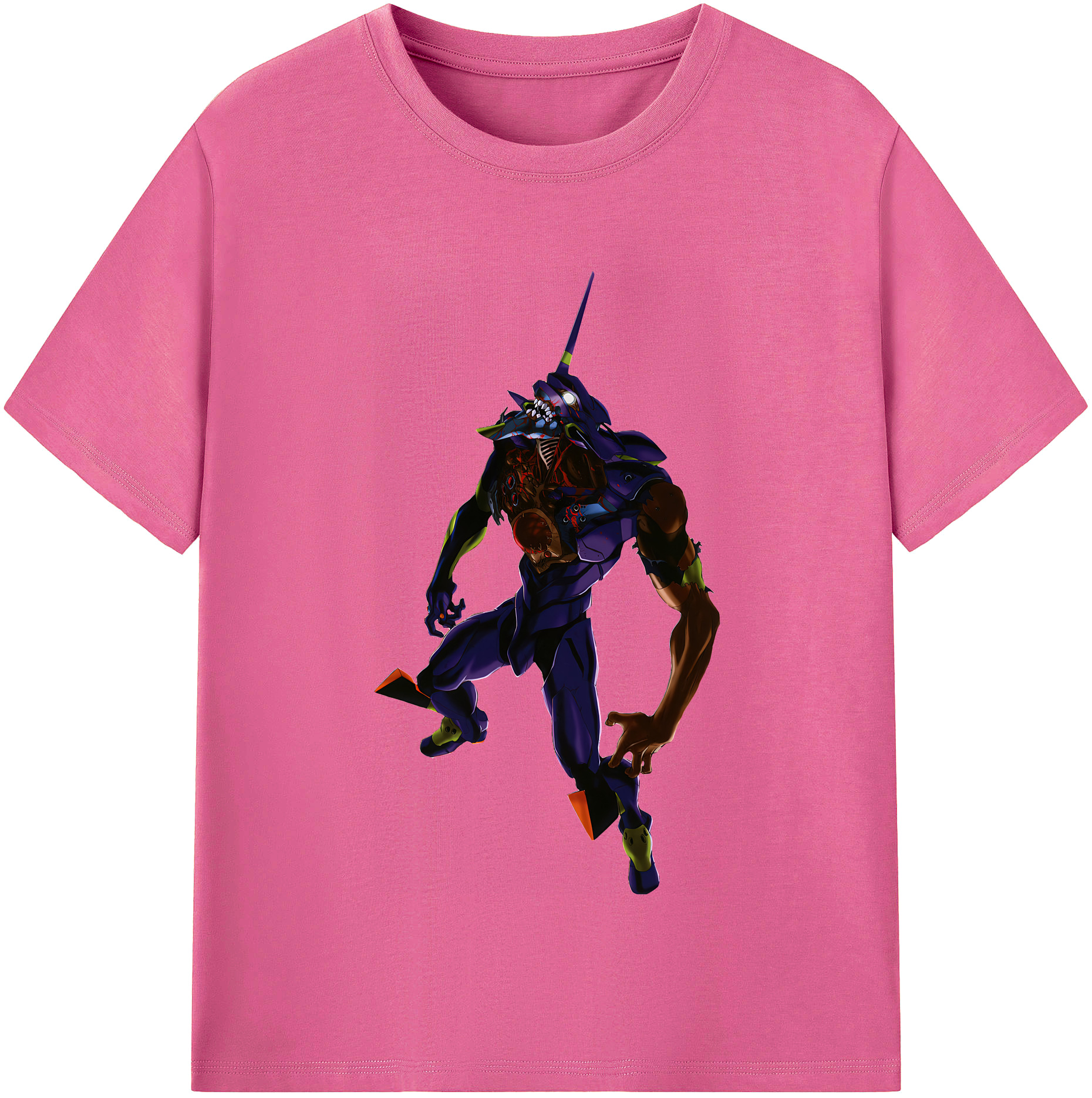 （画像用） EVA 新世紀エヴァンゲリオン レディースカジュアルプリントTシャツ（綿100％）