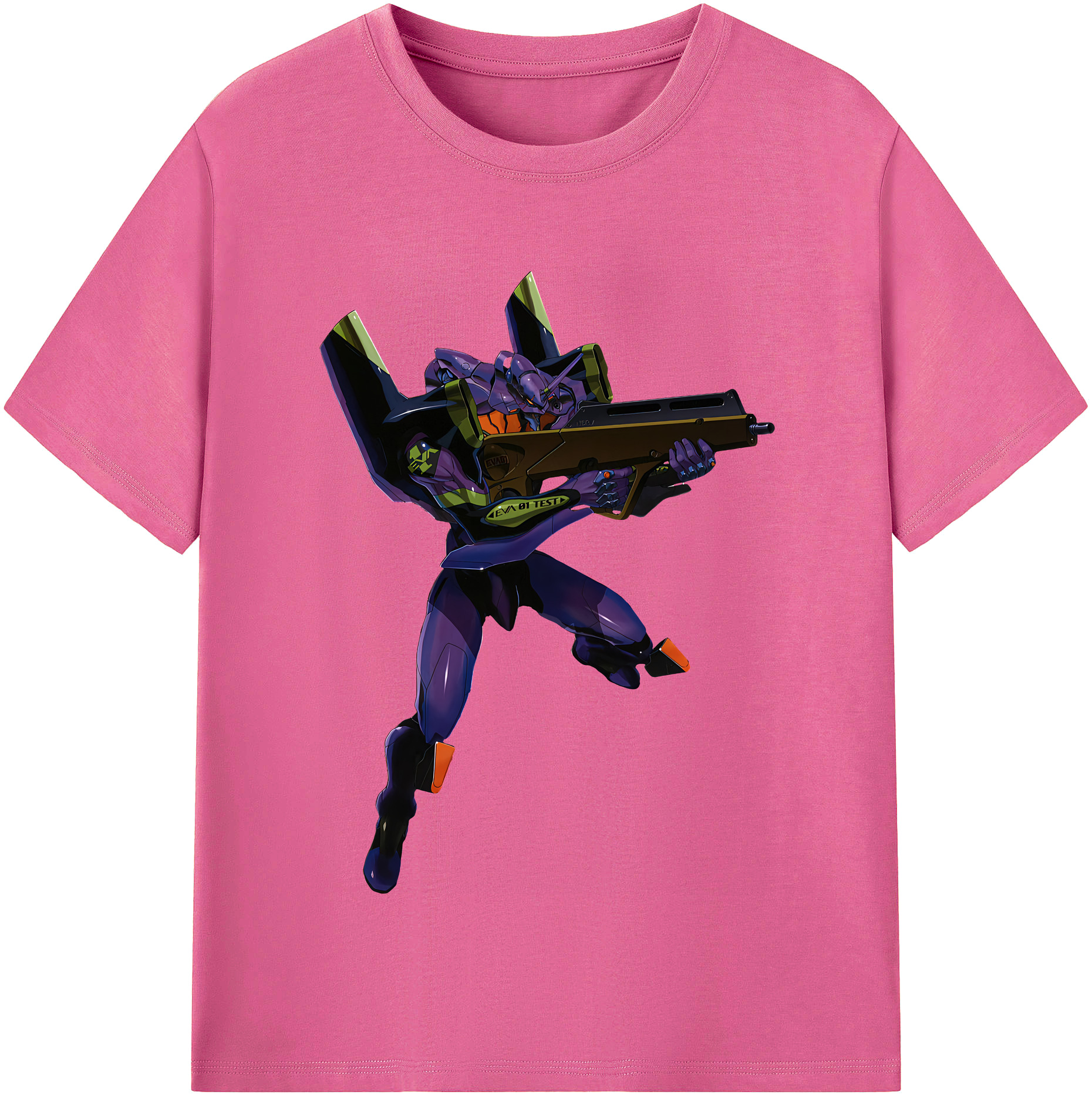 （画像用） EVA 新世紀エヴァンゲリオン レディースカジュアルプリントTシャツ（綿100％）
