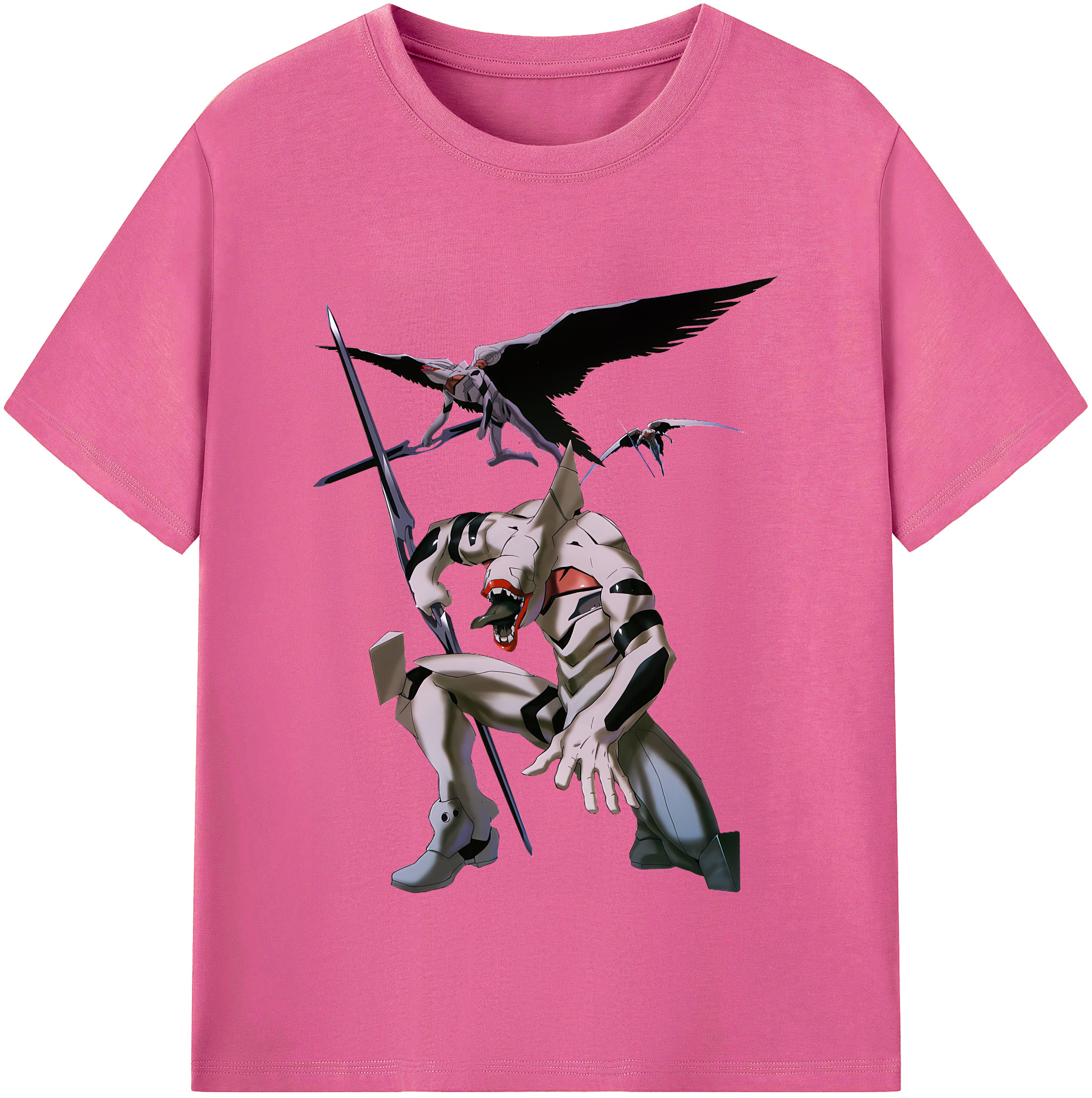 （画像用） EVA 新世紀エヴァンゲリオン レディースカジュアルプリントTシャツ（綿100％）