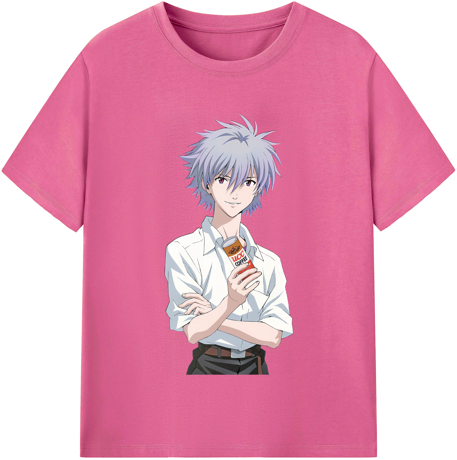 （画像用） EVA 新世紀エヴァンゲリオン レディースカジュアルプリントTシャツ（綿100％）