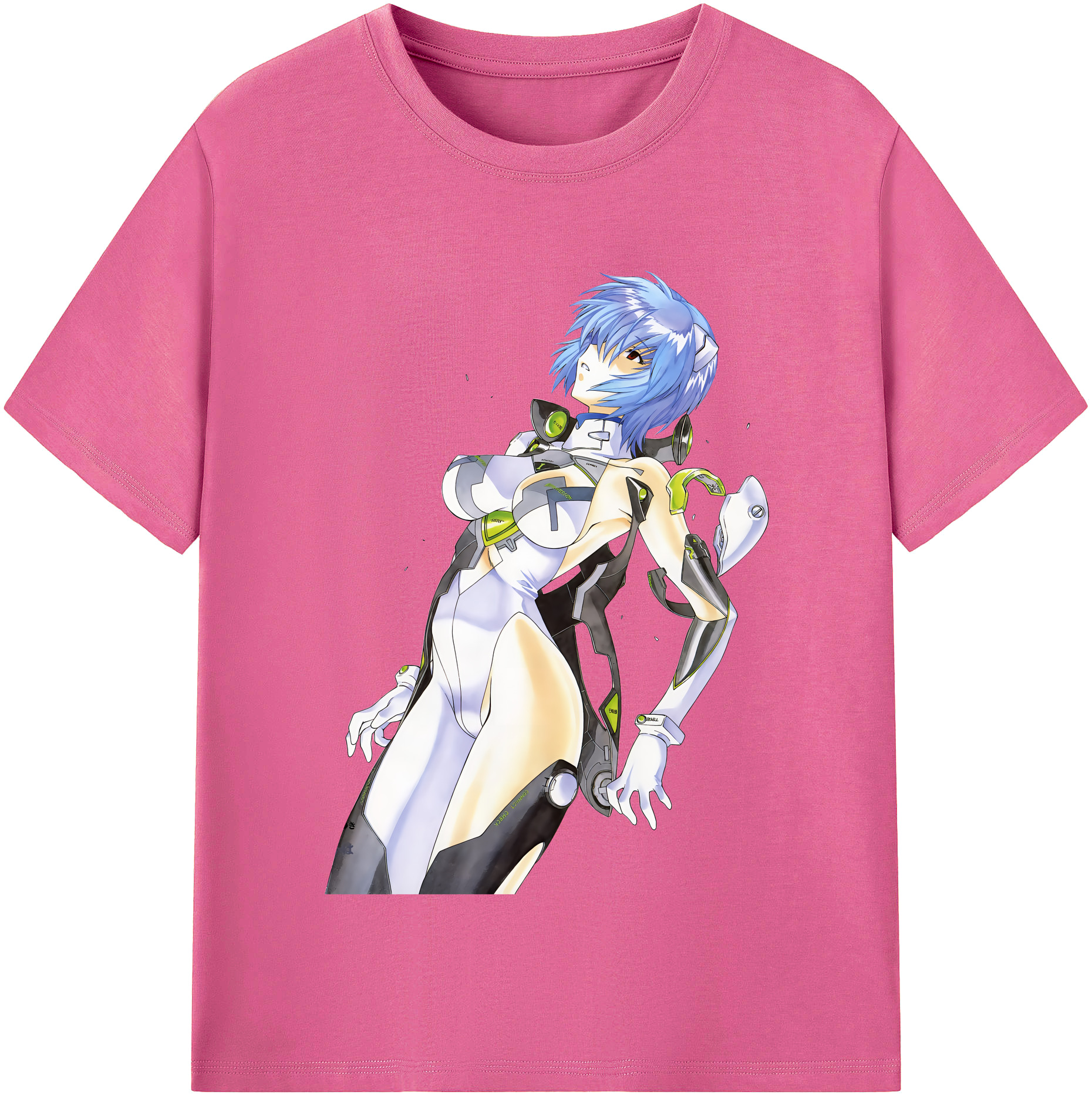 （画像用） EVA 新世紀エヴァンゲリオン レディースカジュアルプリントTシャツ（綿100％）