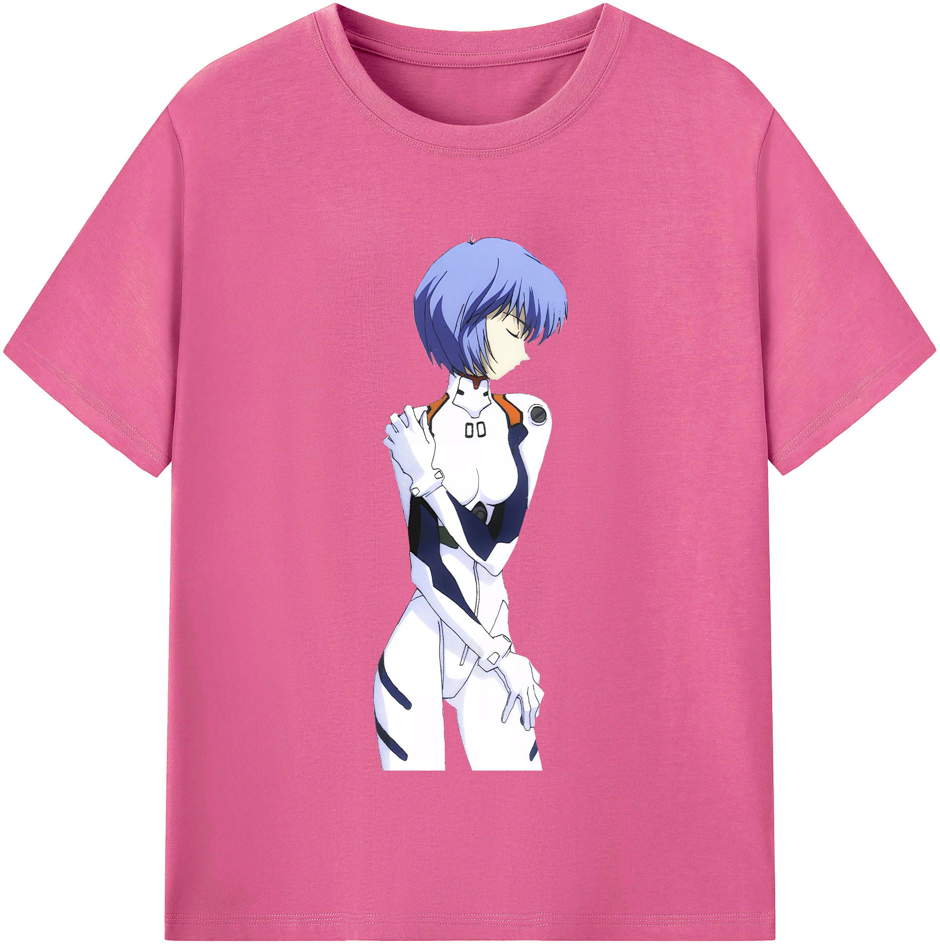 （画像用） EVA 新世紀エヴァンゲリオン レディースカジュアルプリントTシャツ（綿100％）