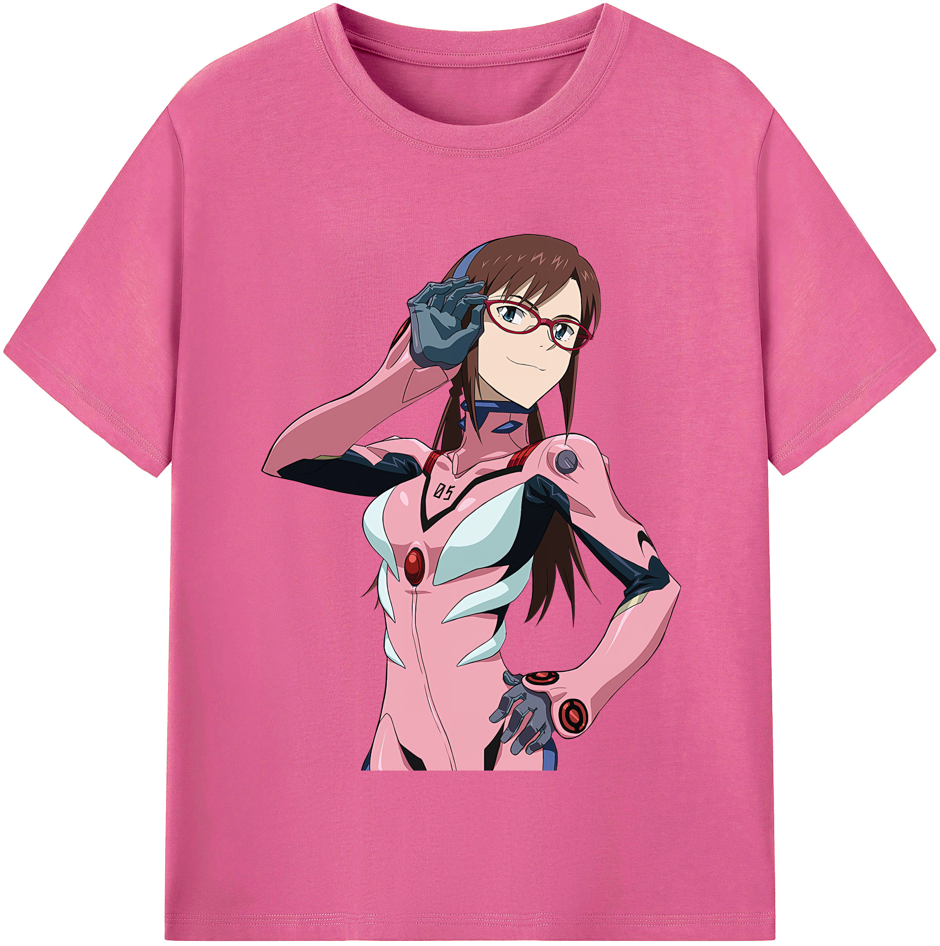 （画像用） EVA 新世紀エヴァンゲリオン レディースカジュアルプリントTシャツ（綿100％）