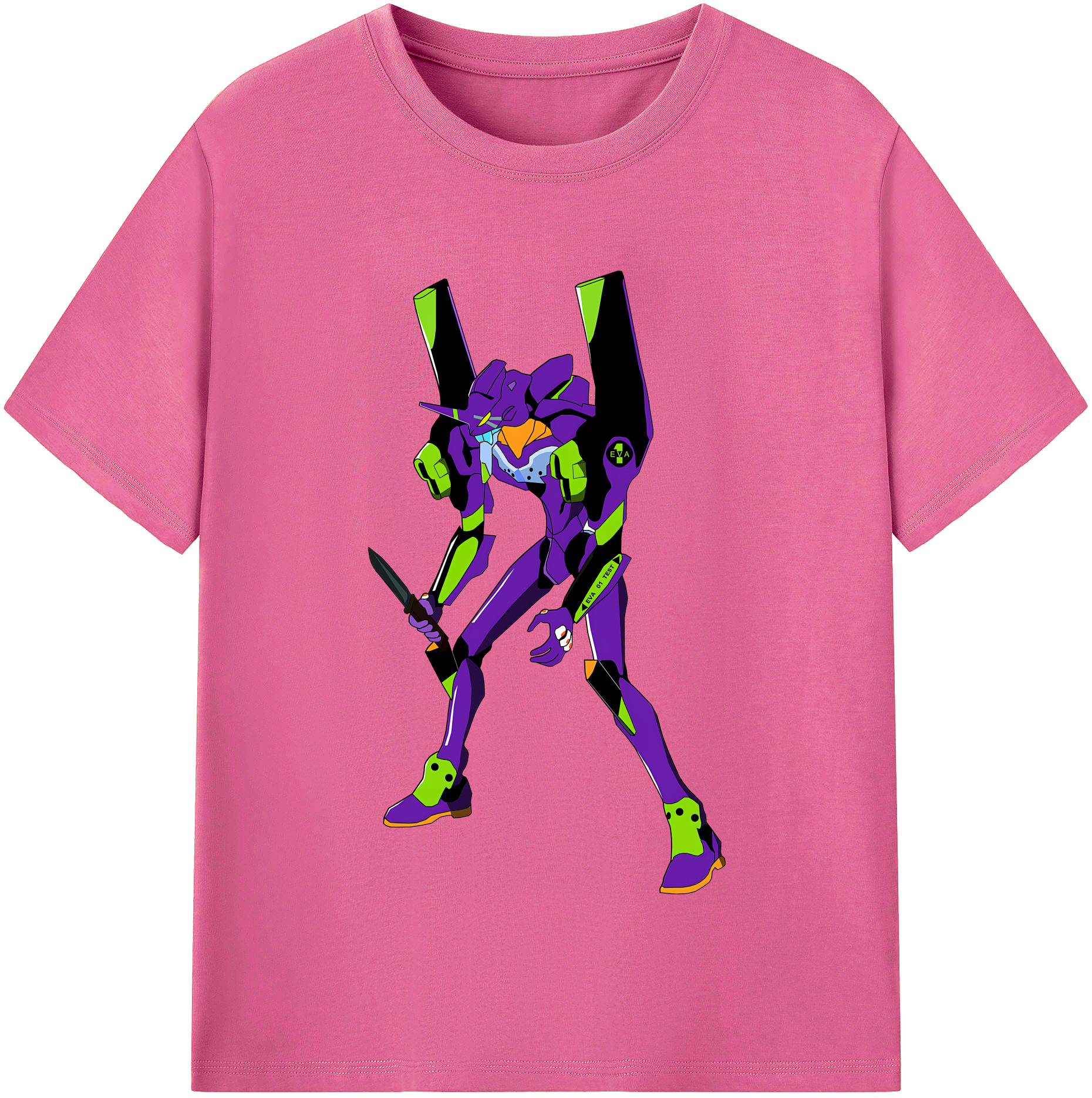 （画像用） EVA 新世紀エヴァンゲリオン レディースカジュアルプリントTシャツ（綿100％）