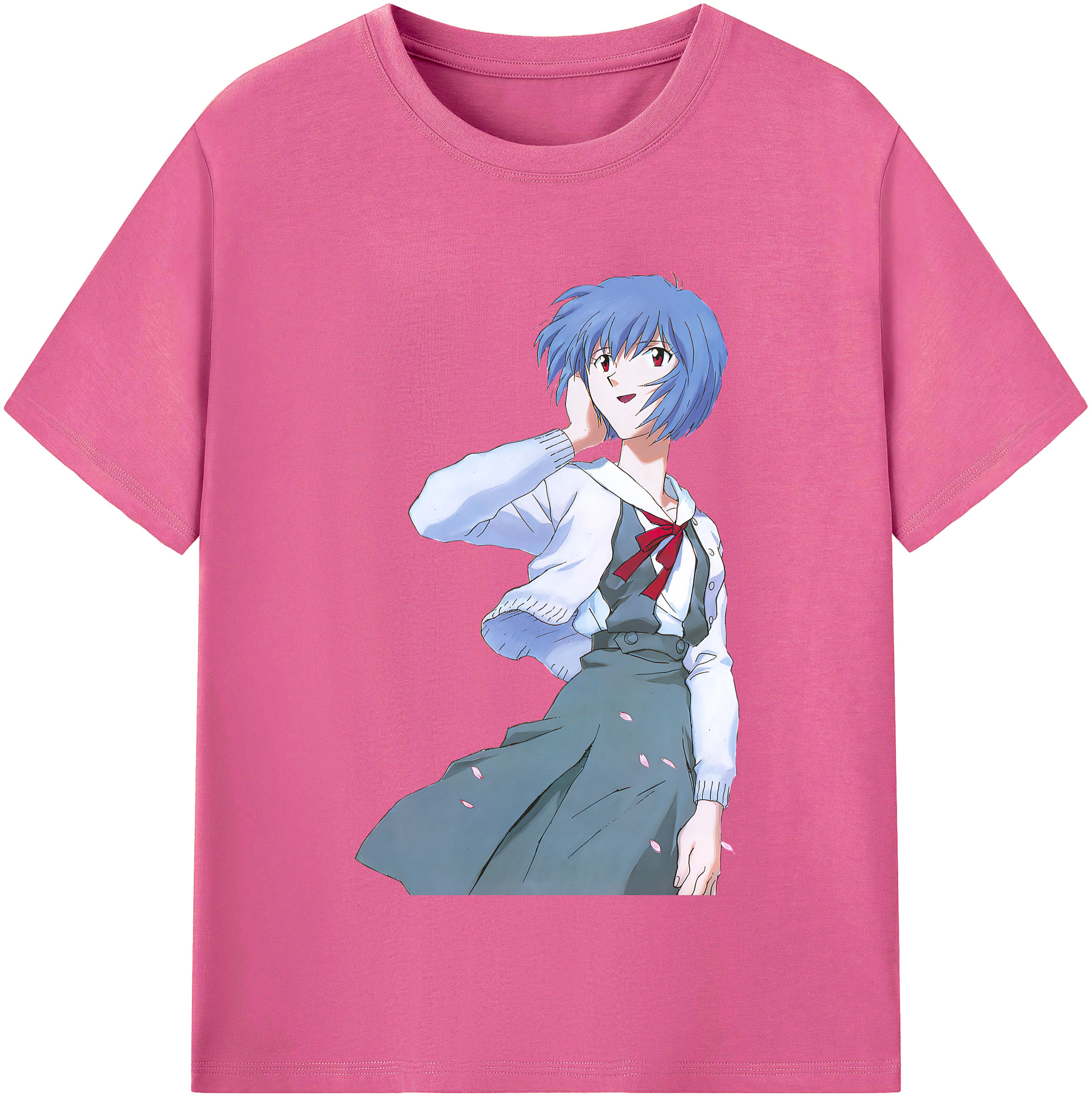 （画像用） EVA 新世紀エヴァンゲリオン レディースカジュアルプリントTシャツ（綿100％）
