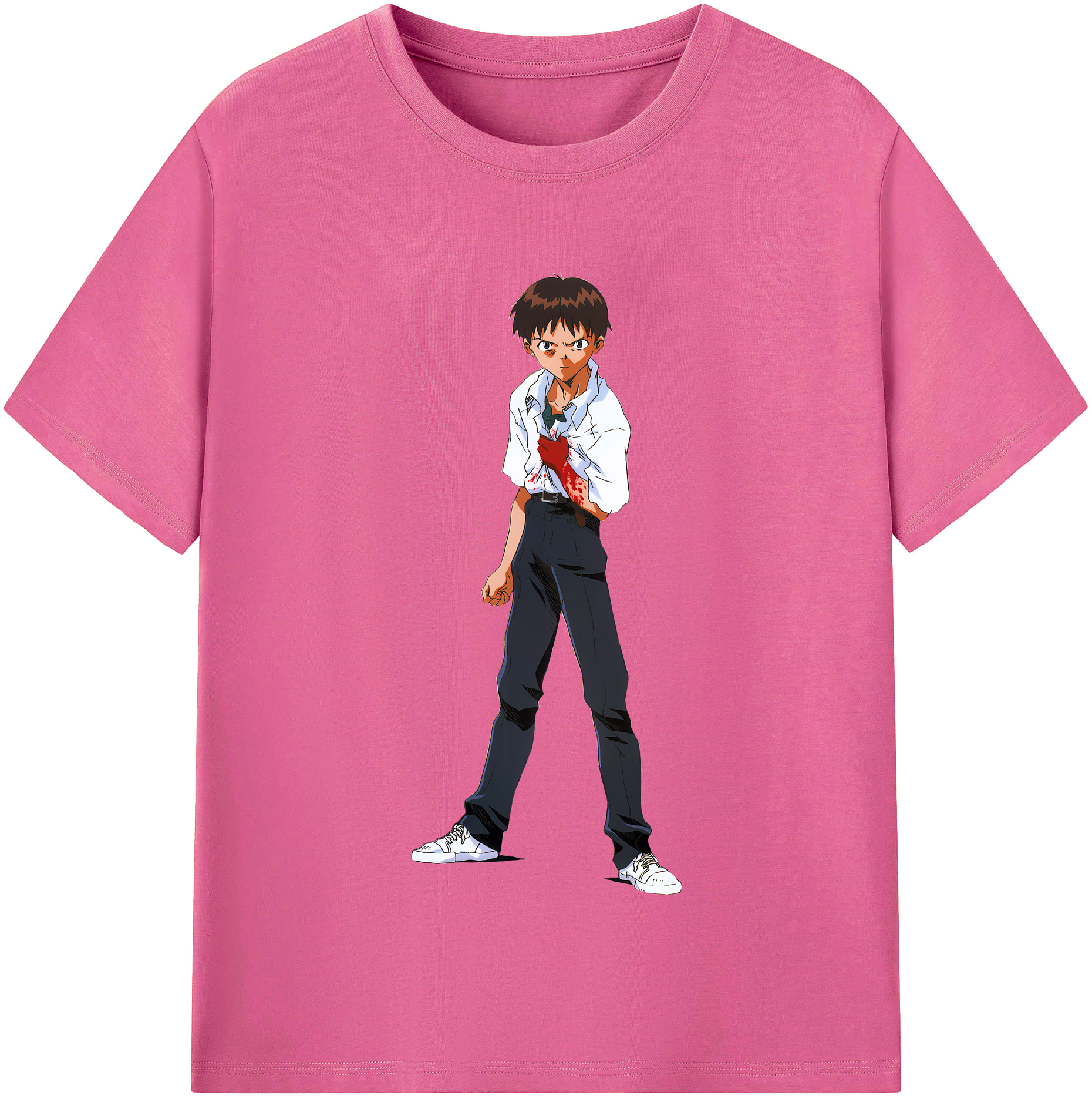 （画像用） EVA 新世紀エヴァンゲリオン レディースカジュアルプリントTシャツ（綿100％）