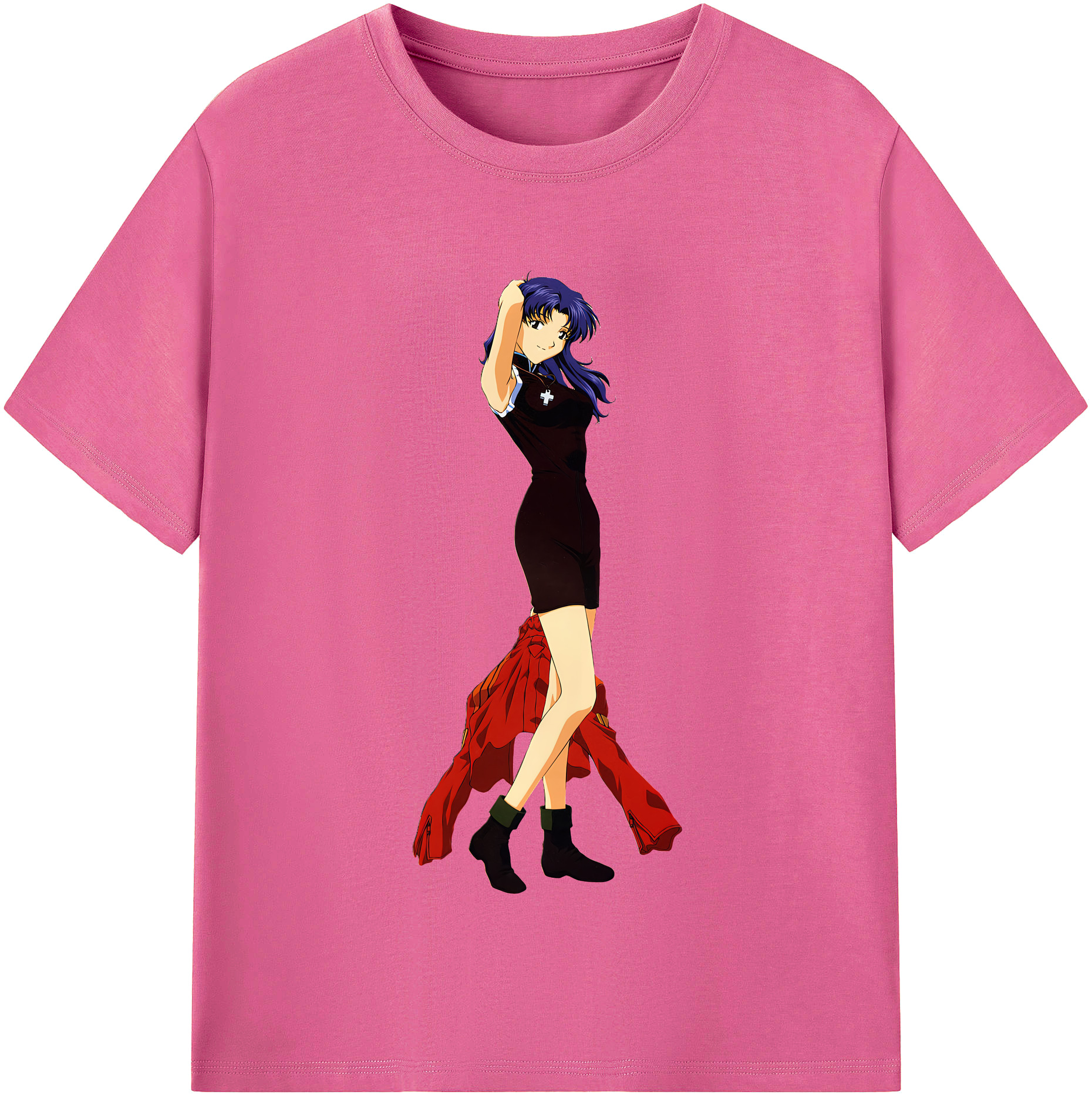 （画像用） EVA 新世紀エヴァンゲリオン レディースカジュアルプリントTシャツ（綿100％）
