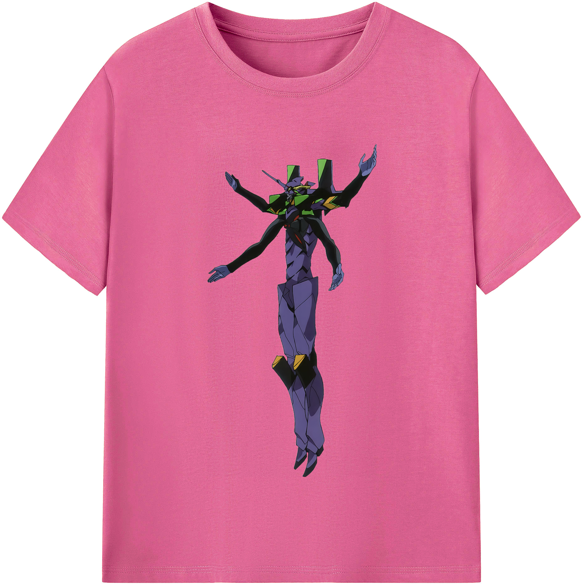 （画像用） EVA 新世紀エヴァンゲリオン レディースカジュアルプリントTシャツ（綿100％）