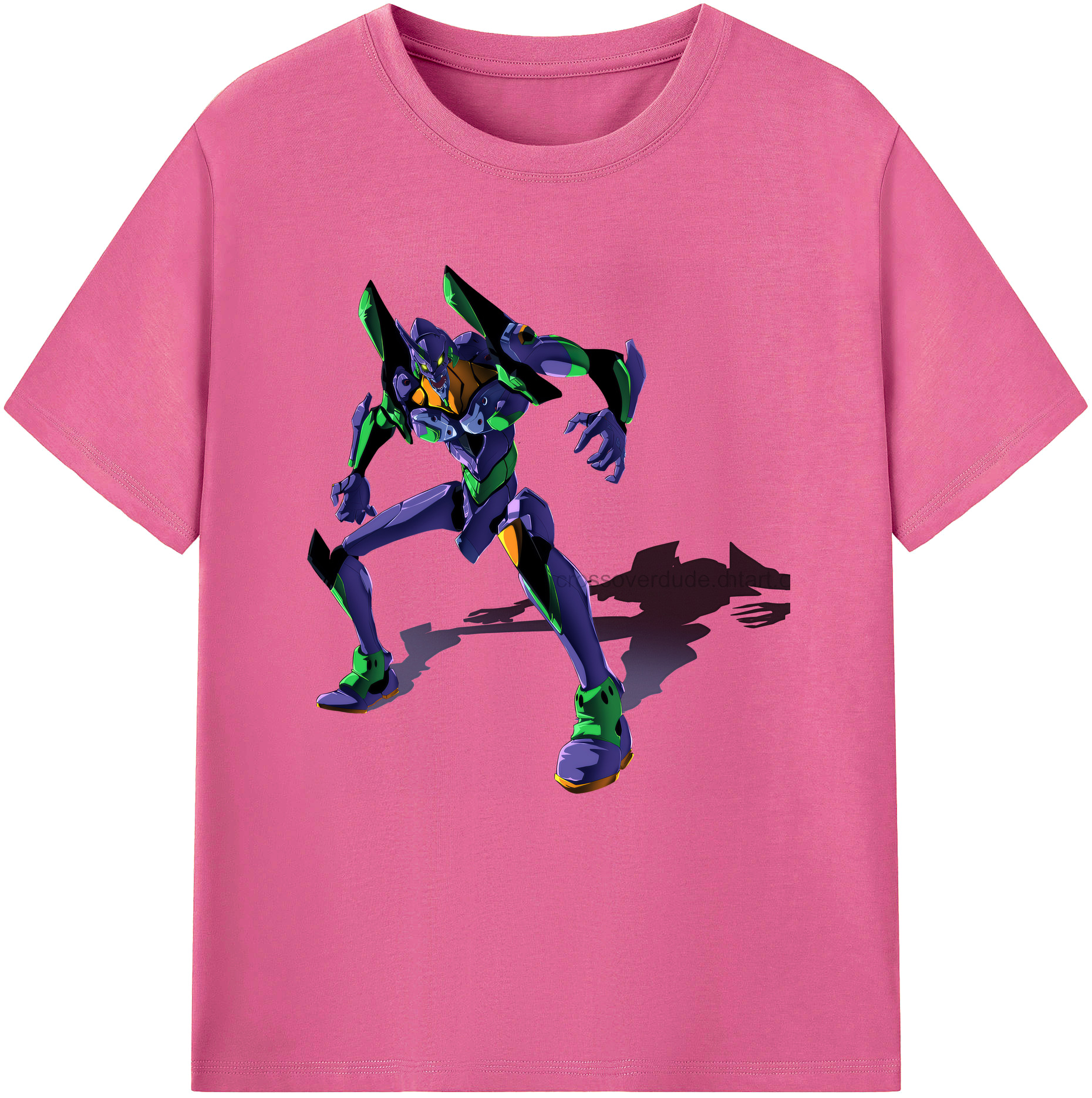 （画像用） EVA 新世紀エヴァンゲリオン レディースカジュアルプリントTシャツ（綿100％）
