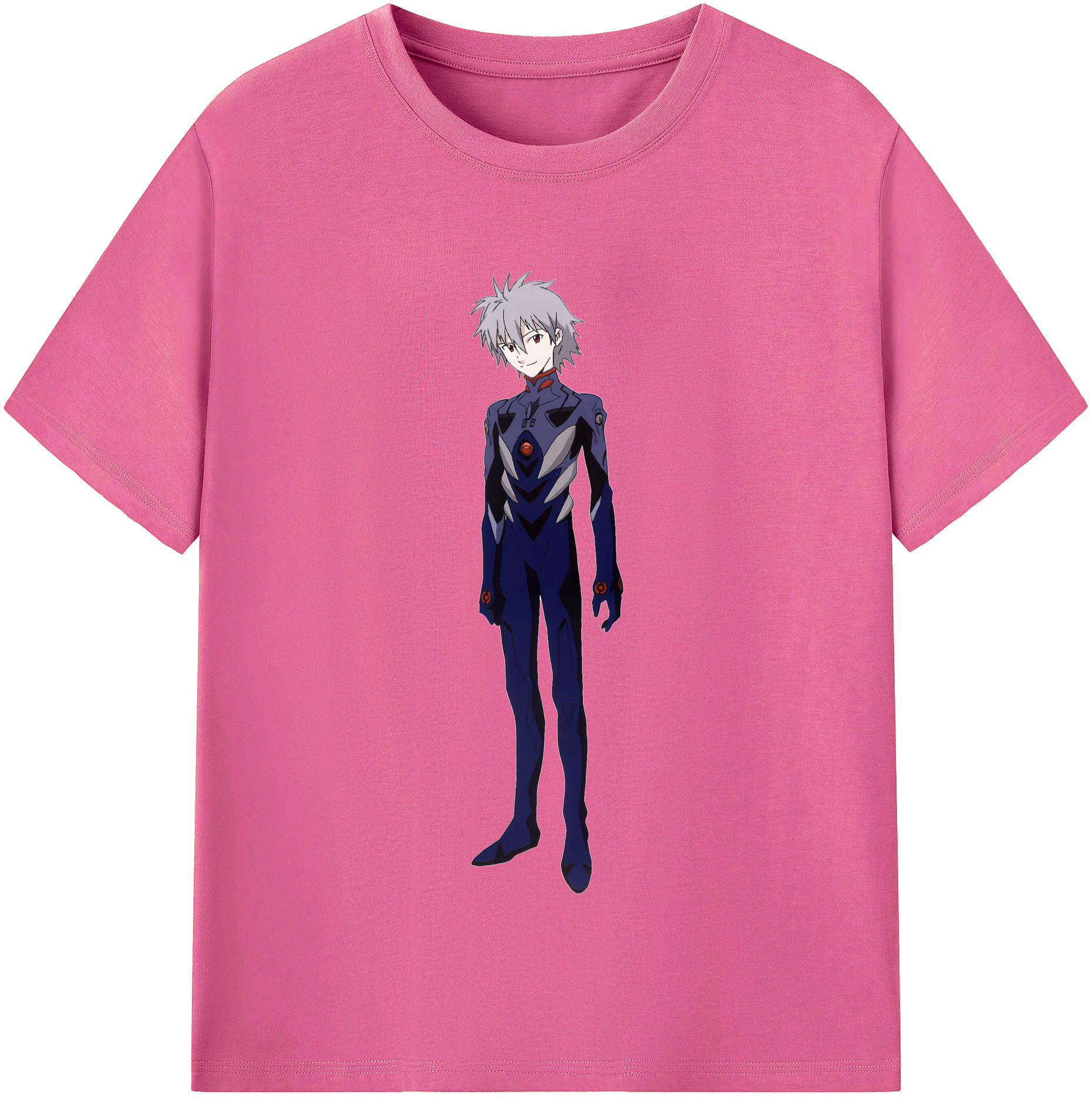（画像用） EVA 新世紀エヴァンゲリオン レディースカジュアルプリントTシャツ（綿100％）