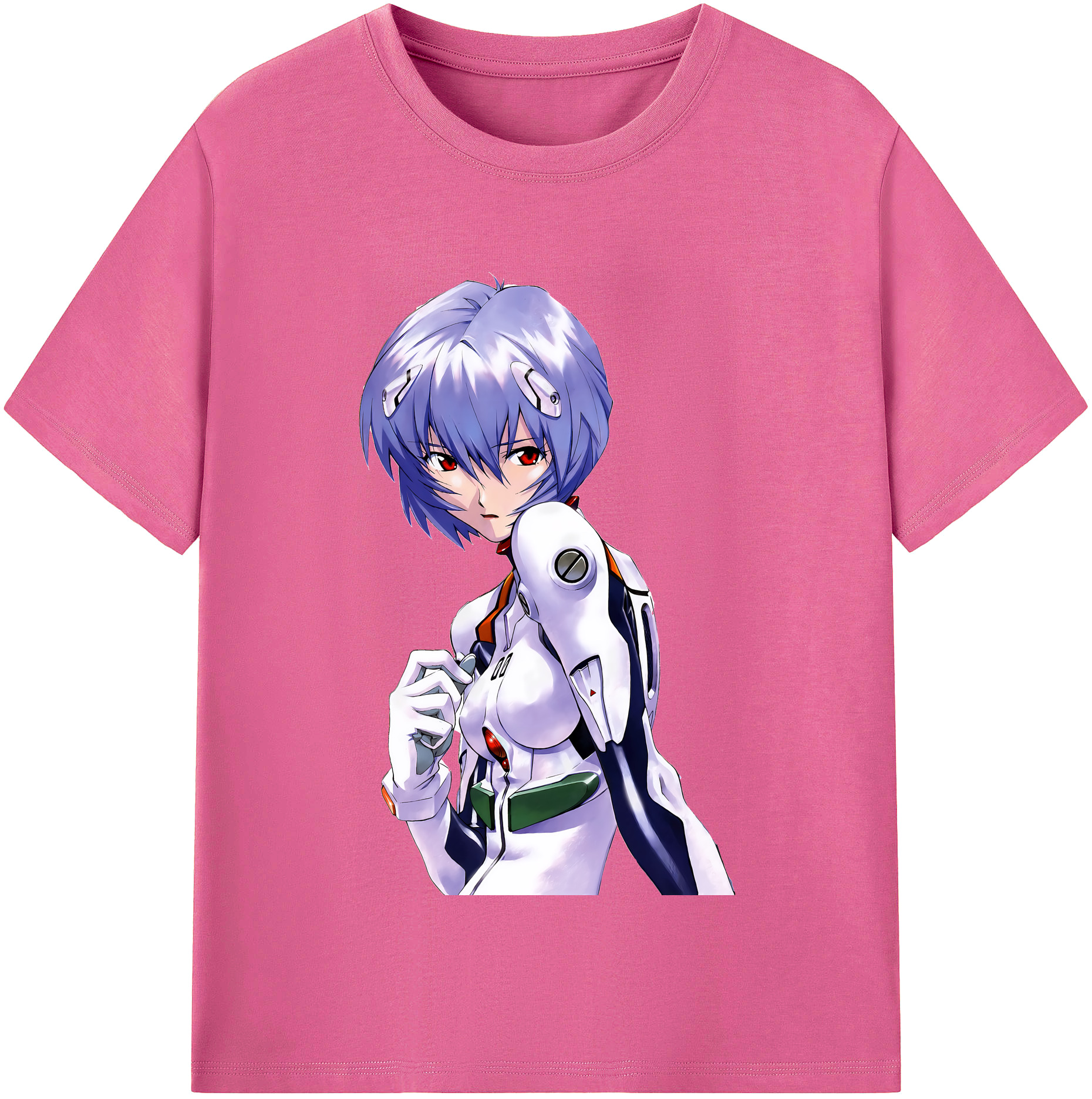 （画像用） EVA 新世紀エヴァンゲリオン レディースカジュアルプリントTシャツ（綿100％）