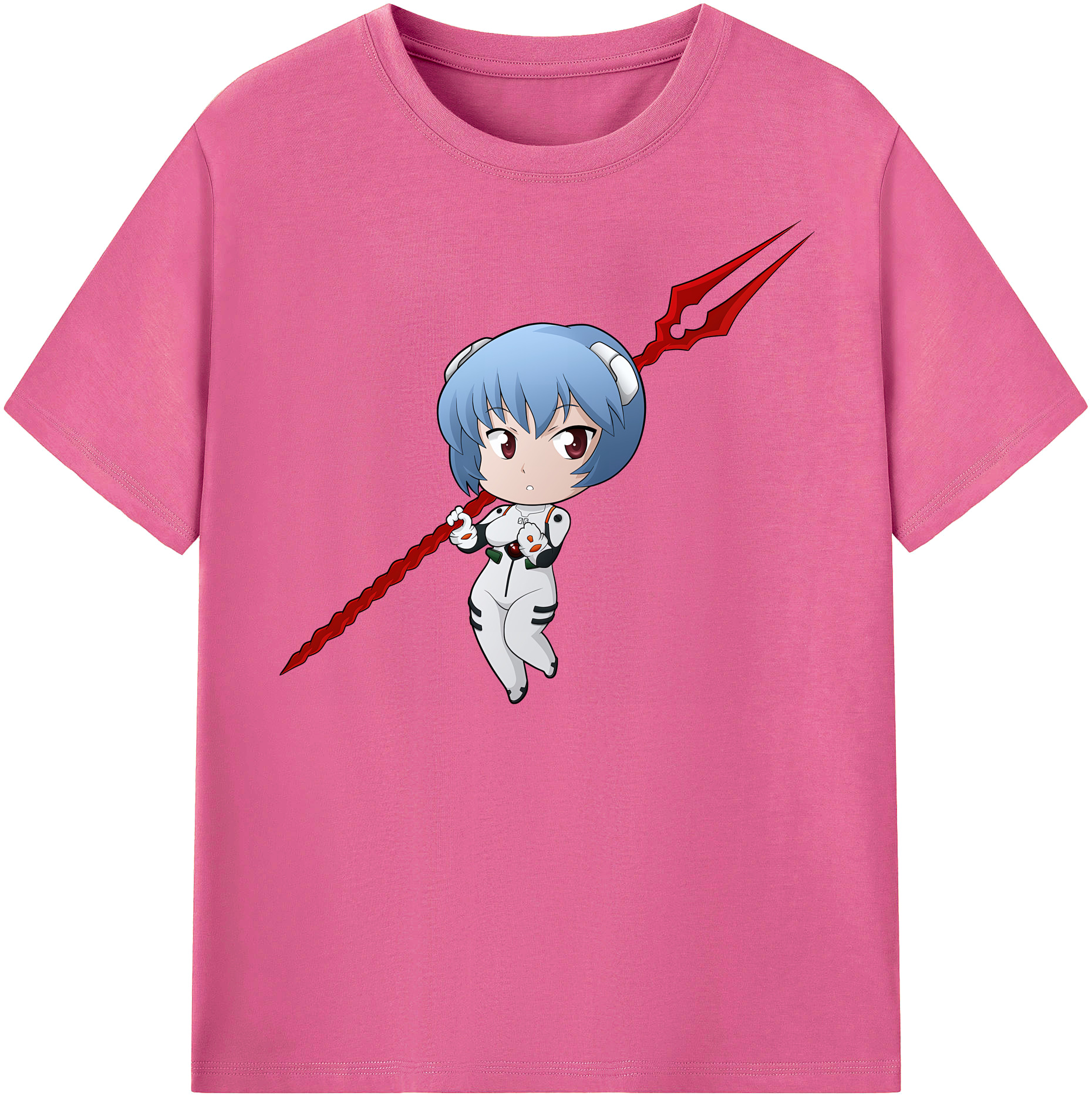 （画像用） EVA 新世紀エヴァンゲリオン レディースカジュアルプリントTシャツ（綿100％）
