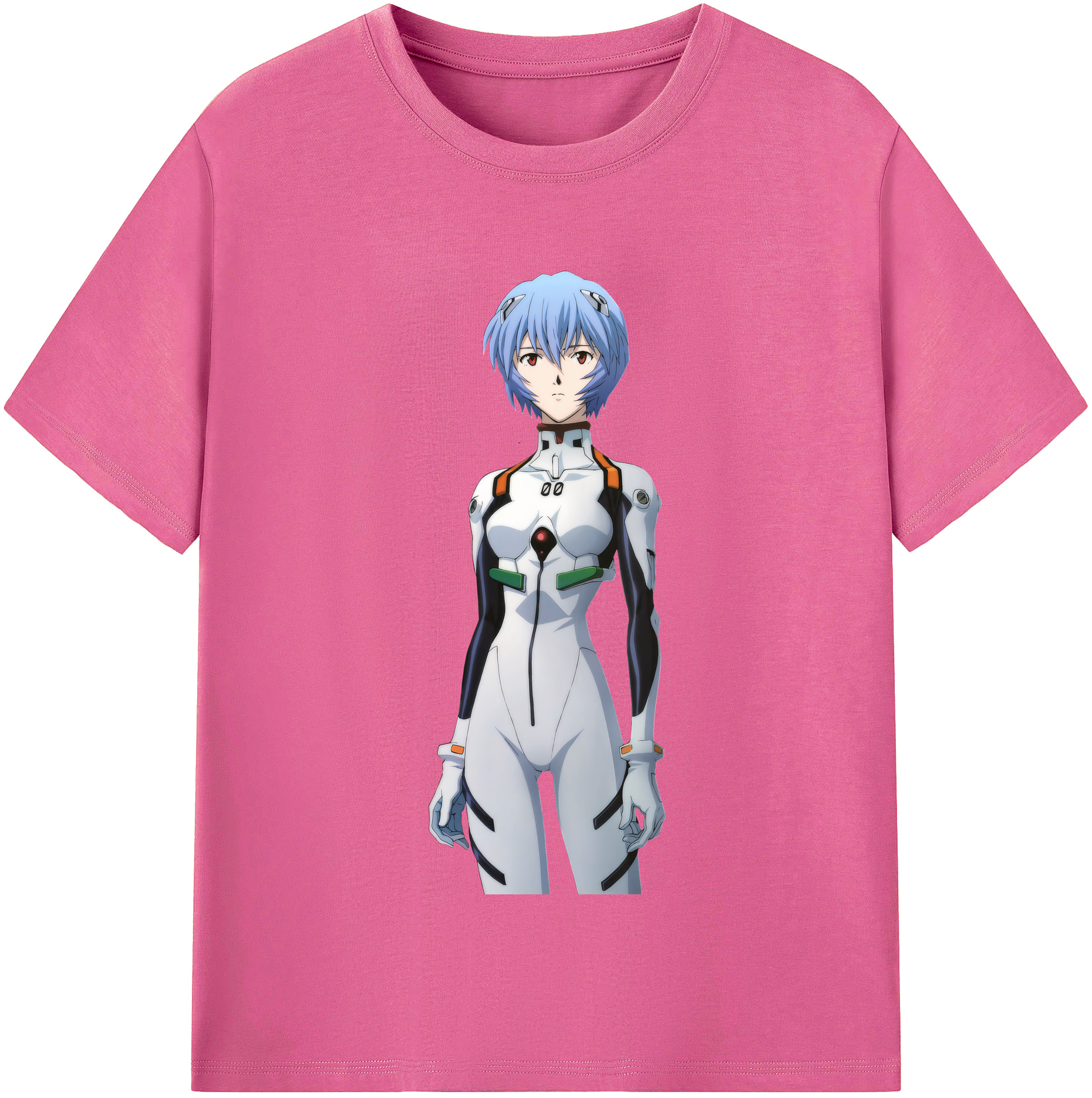 （画像用） EVA 新世紀エヴァンゲリオン レディースカジュアルプリントTシャツ（綿100％）