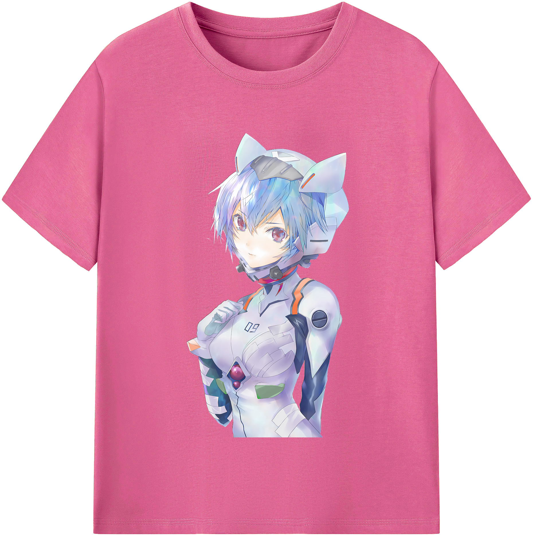 （画像用） EVA 新世紀エヴァンゲリオン レディースカジュアルプリントTシャツ（綿100％）