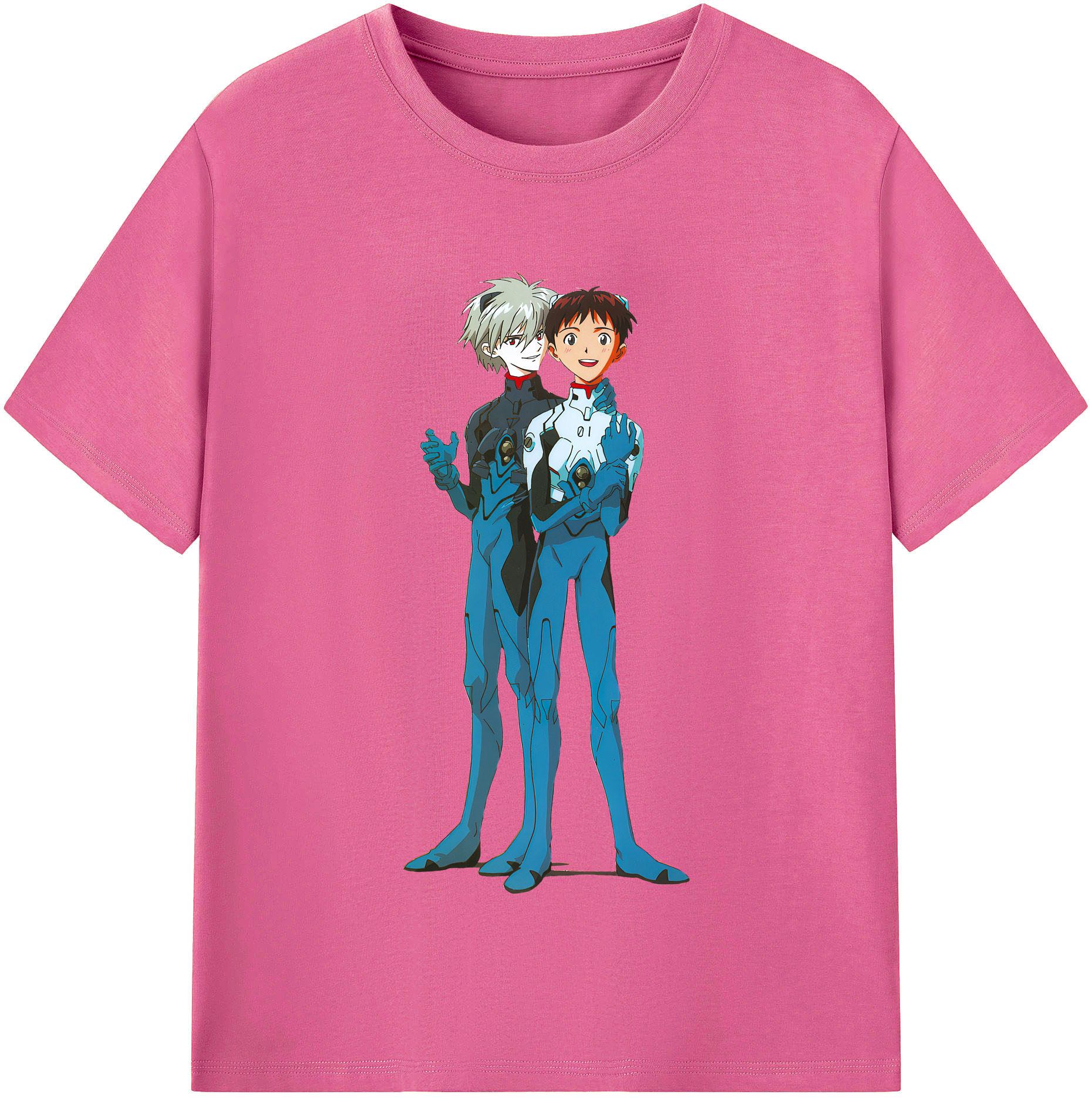 （画像用） EVA 新世紀エヴァンゲリオン レディースカジュアルプリントTシャツ（綿100％）