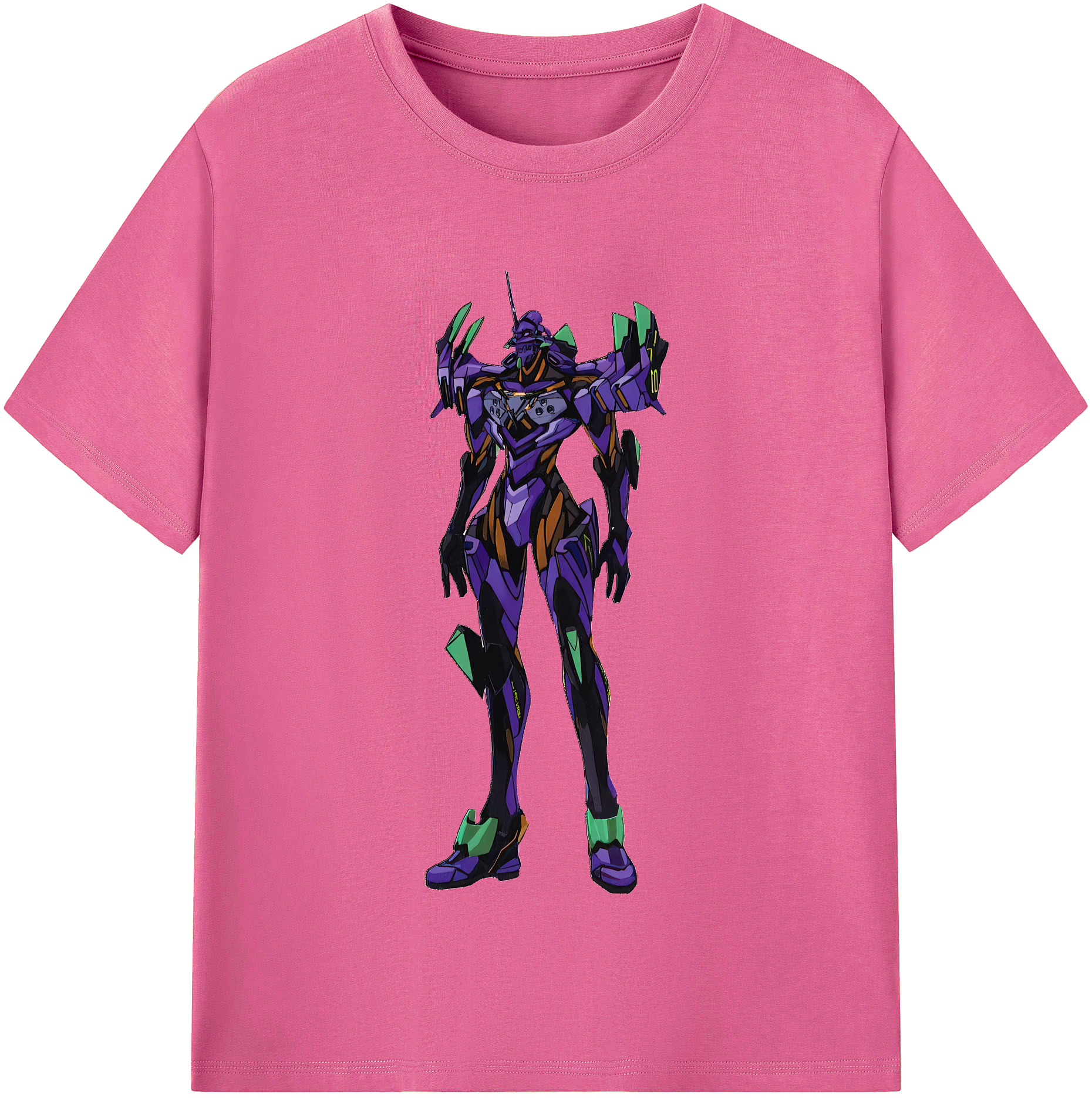 （画像用） EVA 新世紀エヴァンゲリオン レディースカジュアルプリントTシャツ（綿100％）