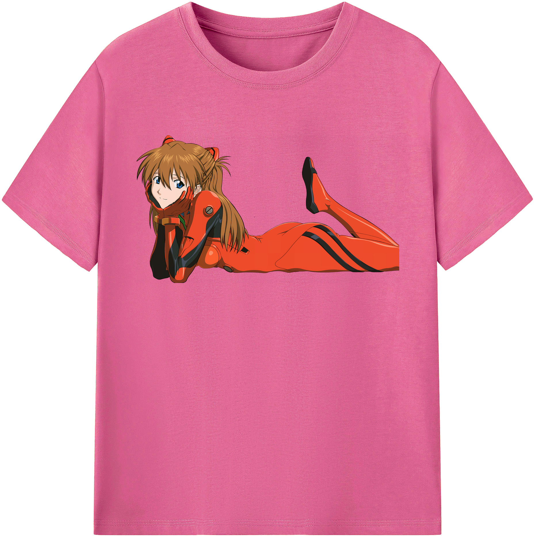 （画像用） EVA 新世紀エヴァンゲリオン レディースカジュアルプリントTシャツ（綿100％）