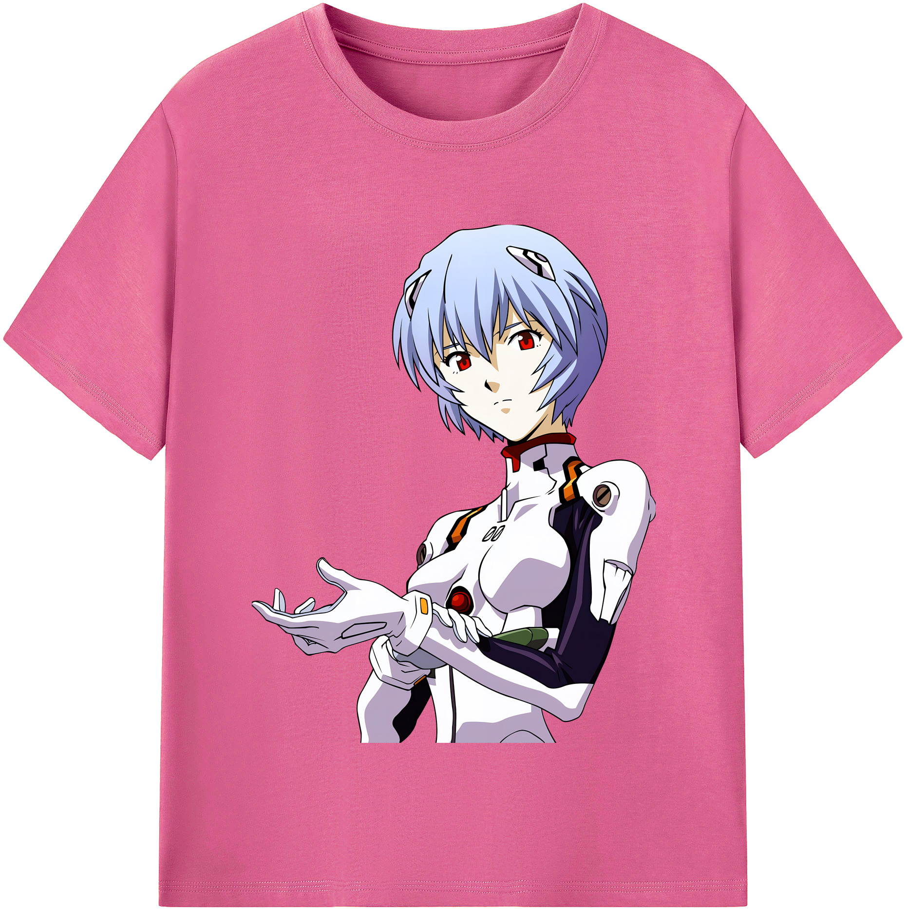 （画像用） EVA 新世紀エヴァンゲリオン レディースカジュアルプリントTシャツ（綿100％）