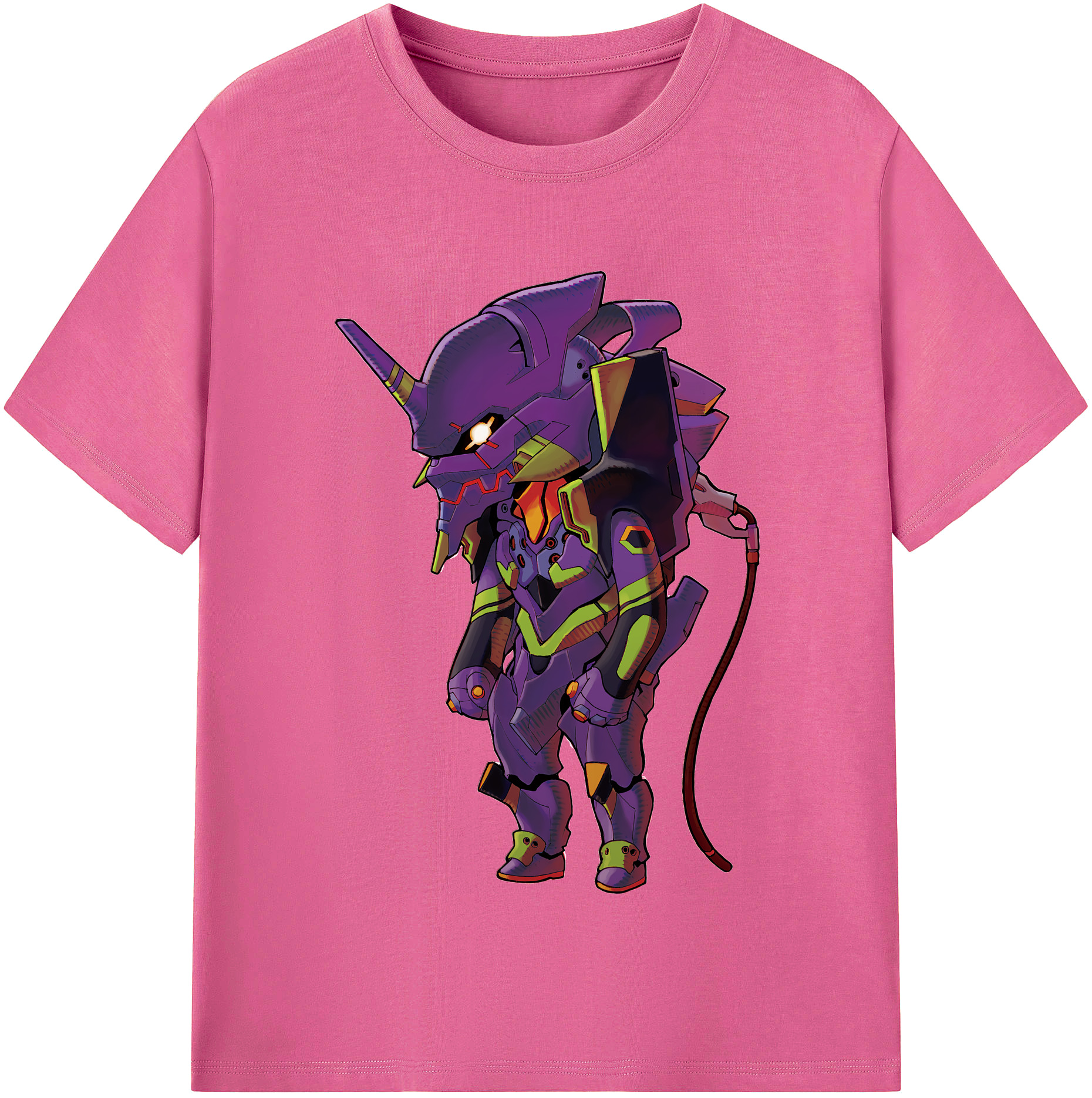 （画像用） EVA 新世紀エヴァンゲリオン レディースカジュアルプリントTシャツ（綿100％）