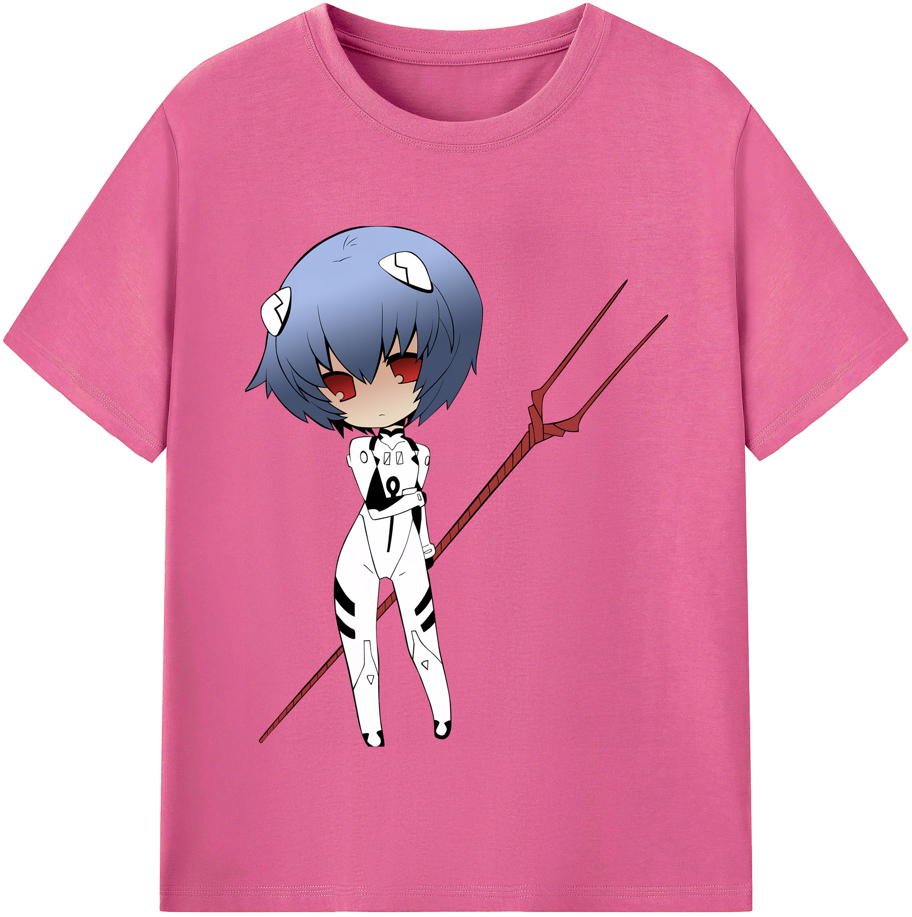 （画像用） EVA 新世紀エヴァンゲリオン レディースカジュアルプリントTシャツ（綿100％）