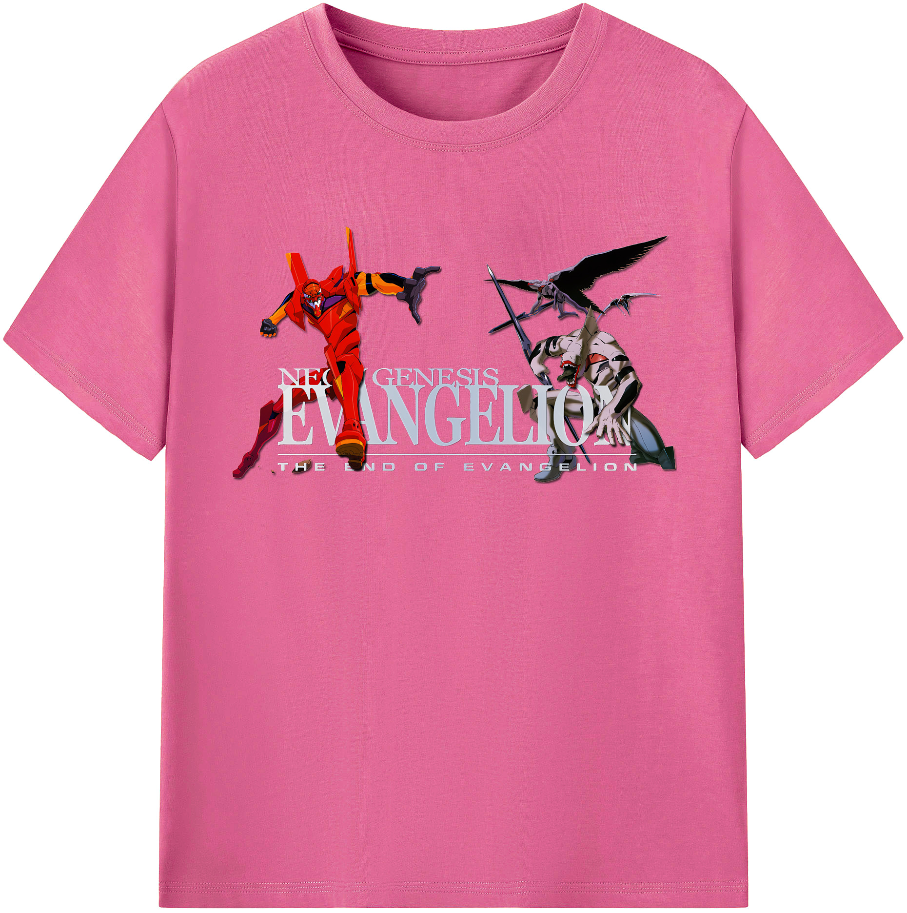 （画像用） EVA 新世紀エヴァンゲリオン レディースカジュアルプリントTシャツ（綿100％）