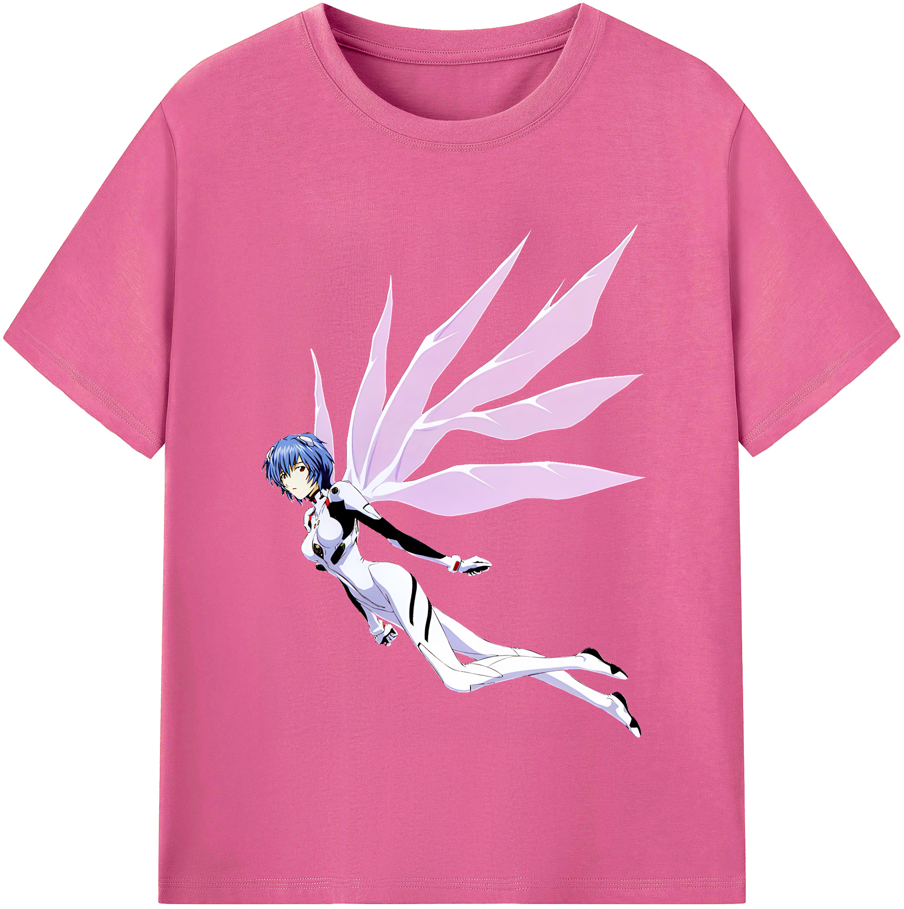 （画像用） EVA 新世紀エヴァンゲリオン レディースカジュアルプリントTシャツ（綿100％）