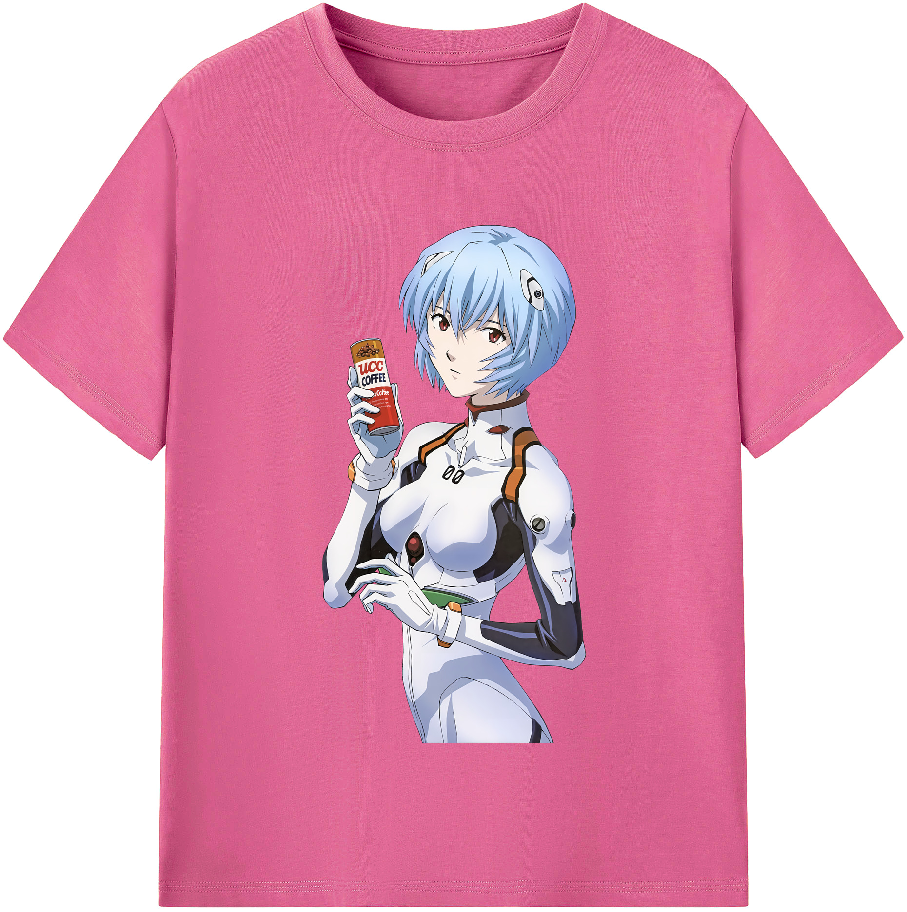 （画像用） EVA 新世紀エヴァンゲリオン レディースカジュアルプリントTシャツ（綿100％）