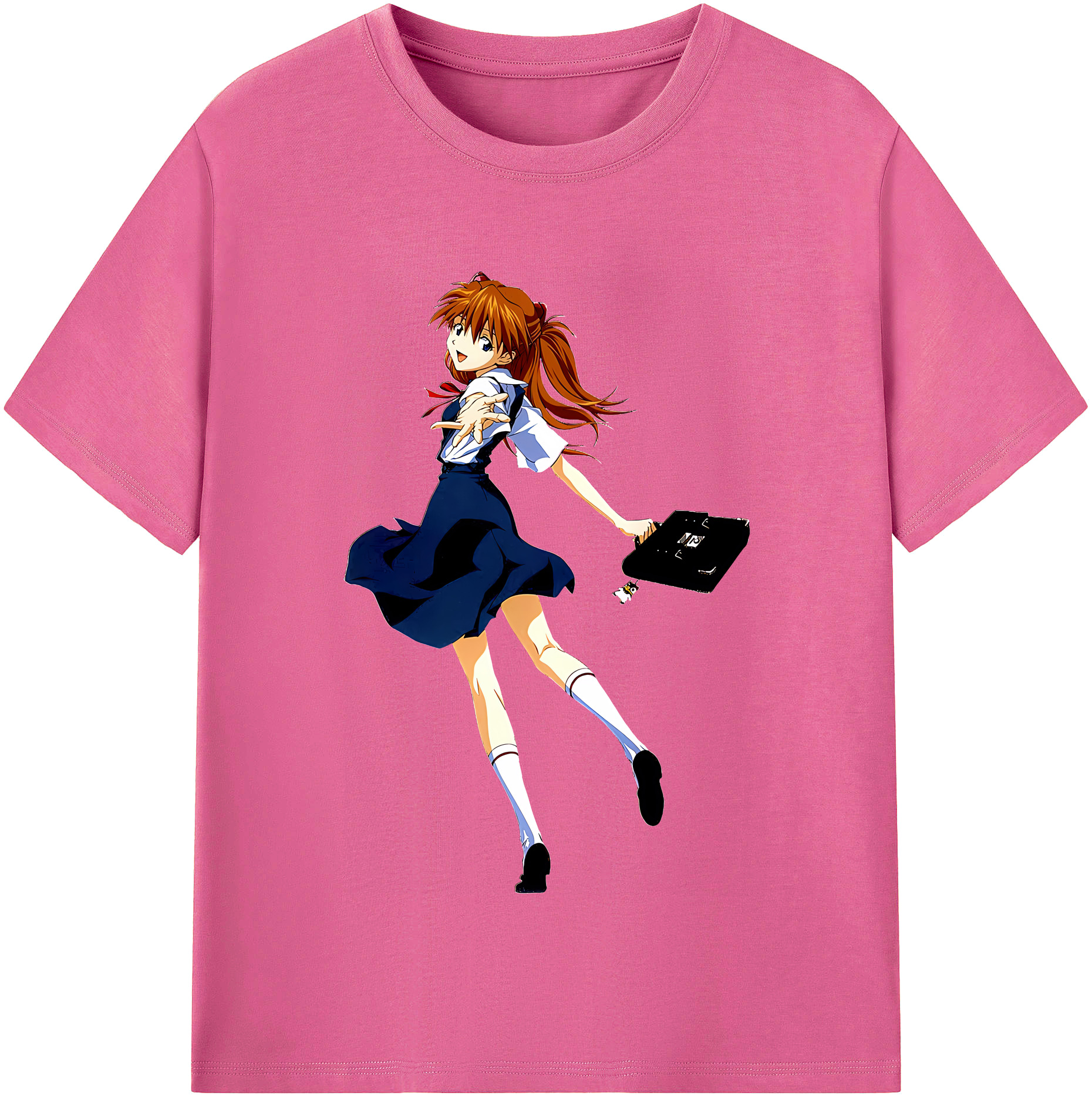 （画像用） EVA 新世紀エヴァンゲリオン レディースカジュアルプリントTシャツ（綿100％）
