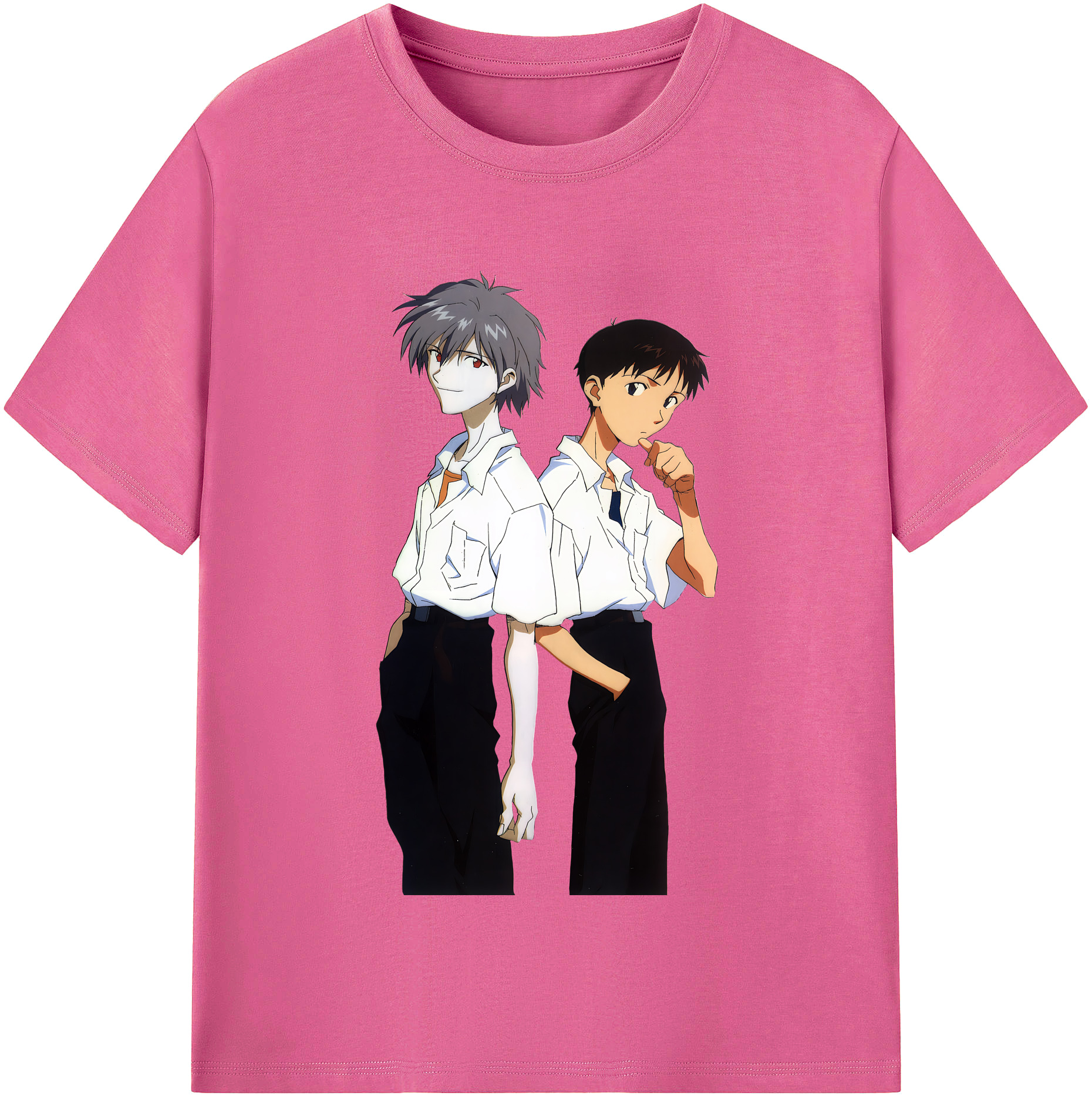（画像用） EVA 新世紀エヴァンゲリオン レディースカジュアルプリントTシャツ（綿100％）