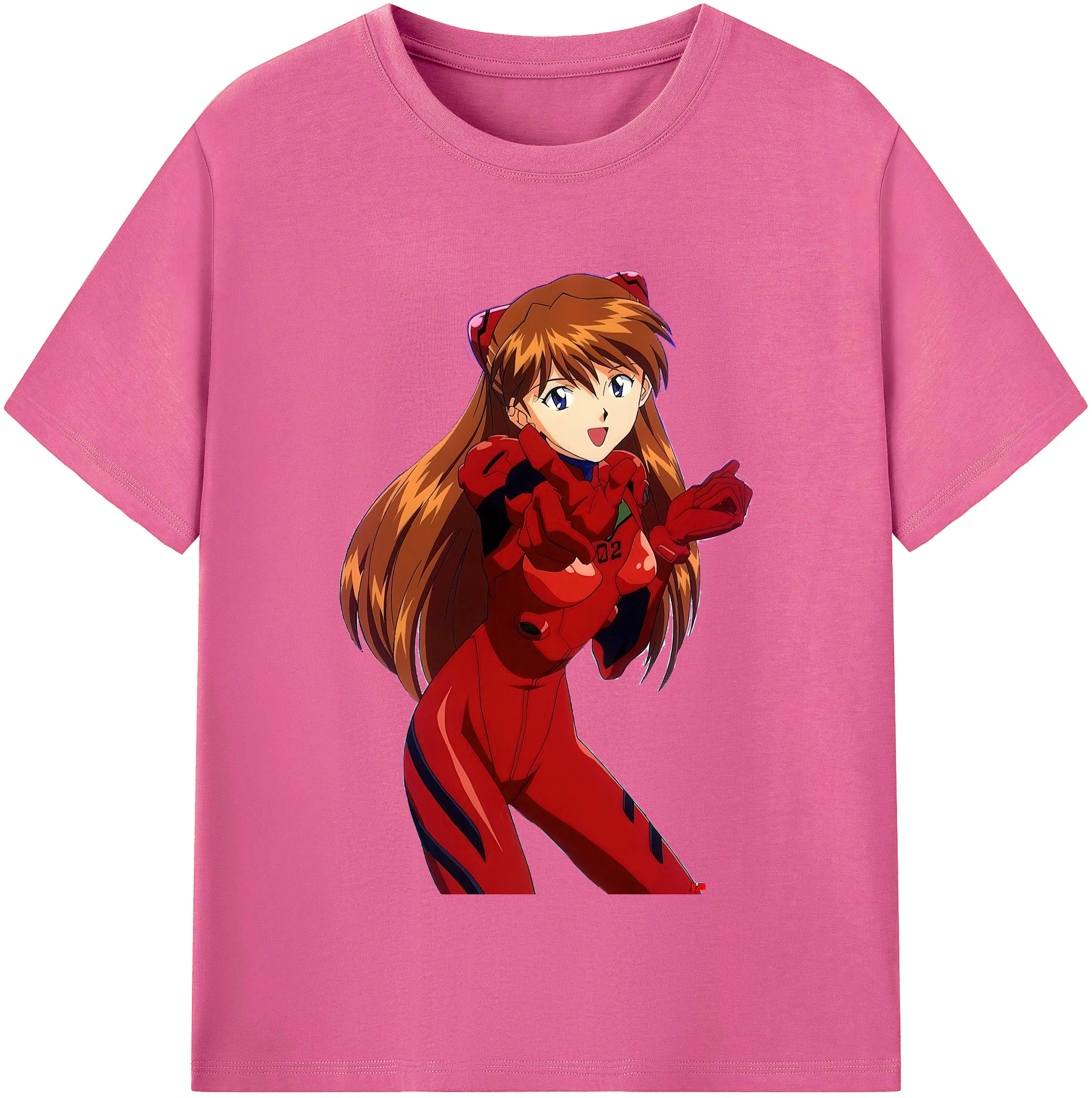 （画像用） EVA 新世紀エヴァンゲリオン レディースカジュアルプリントTシャツ（綿100％）