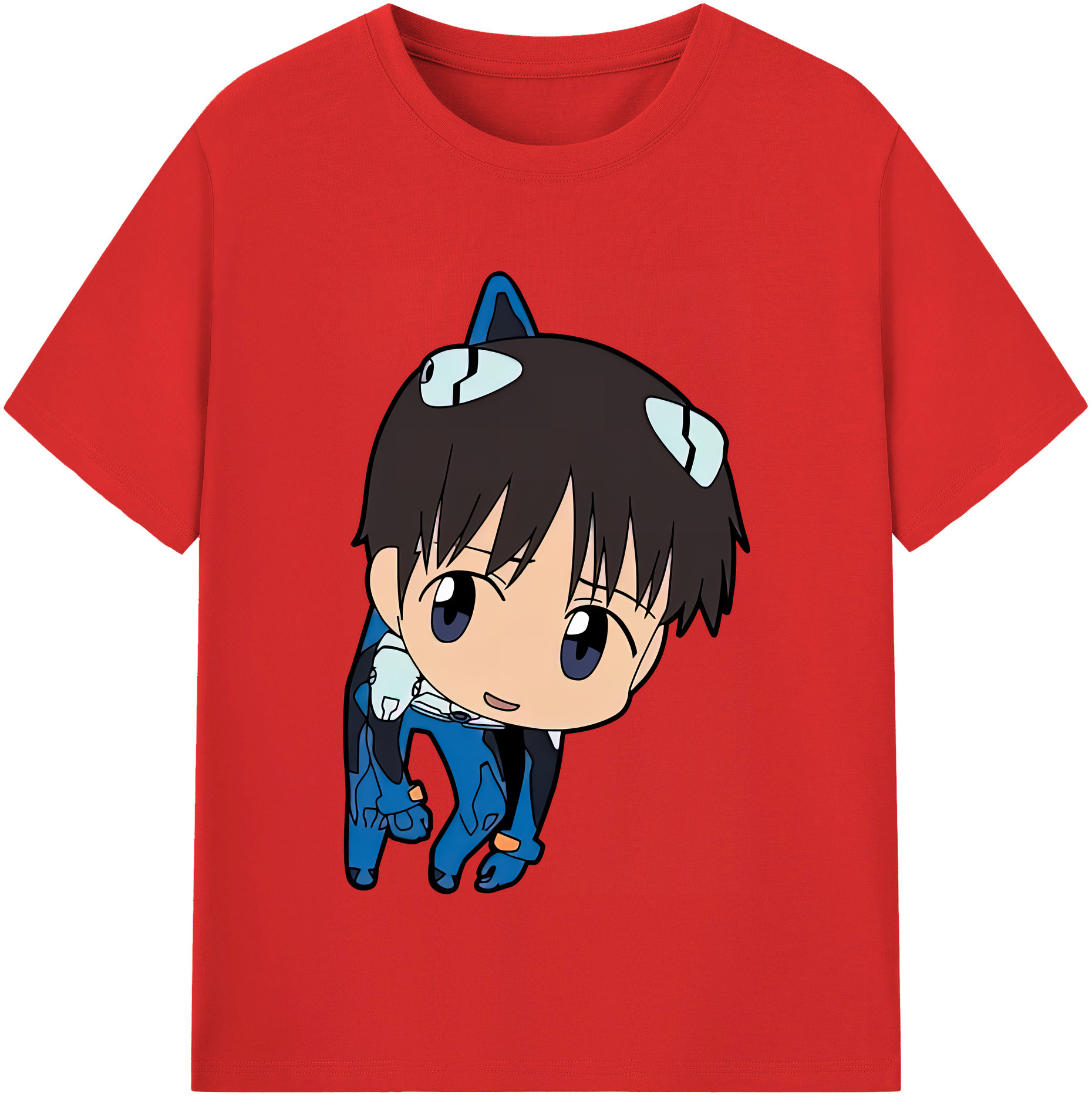 （画像用） EVA 新世紀エヴァンゲリオン レディースカジュアルプリントTシャツ（綿100％）