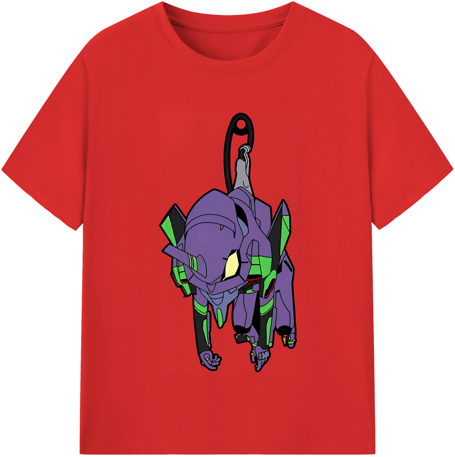 （画像用） EVA 新世紀エヴァンゲリオン レディースカジュアルプリントTシャツ（綿100％）