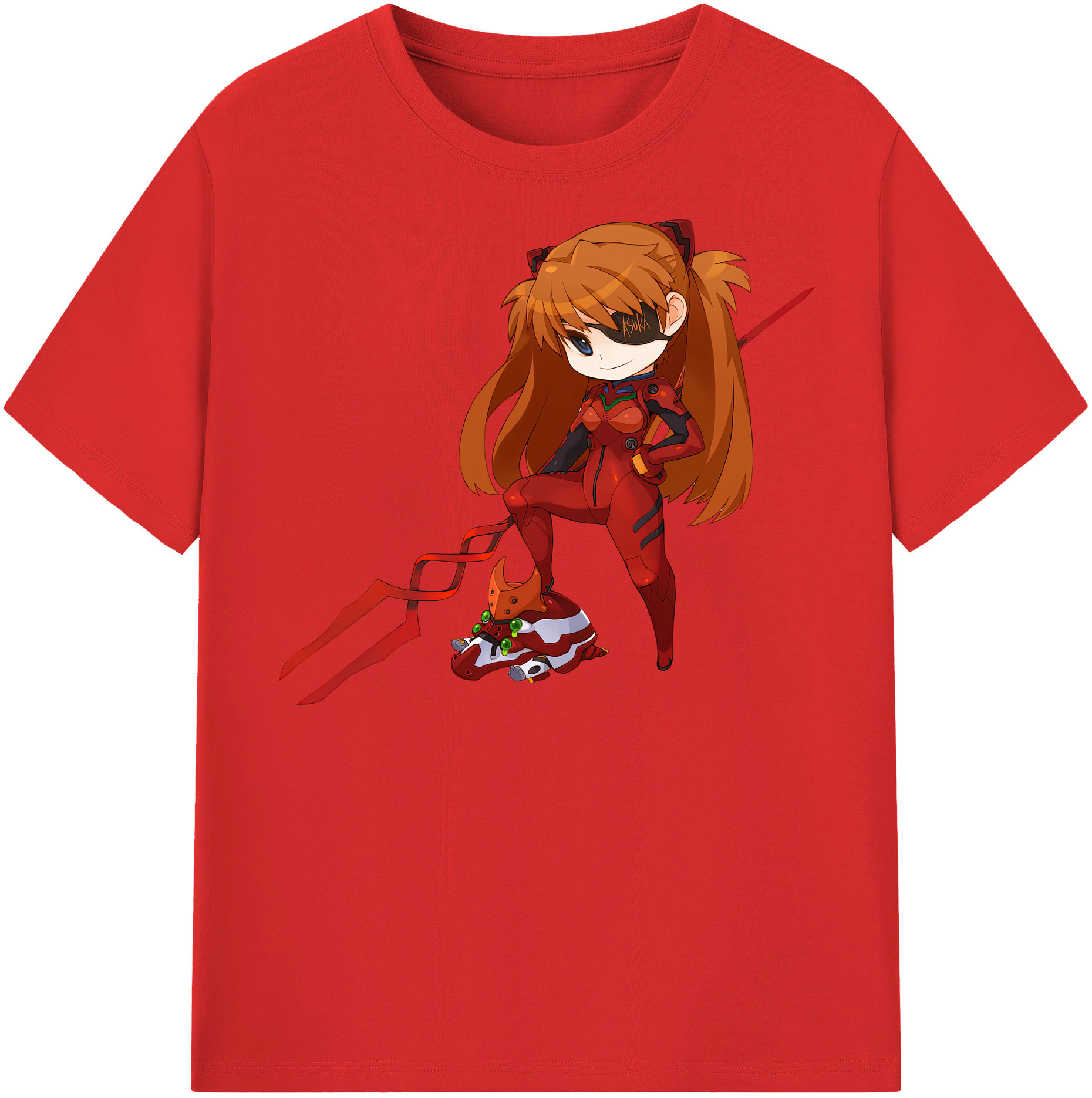 （画像用） EVA 新世紀エヴァンゲリオン レディースカジュアルプリントTシャツ（綿100％）