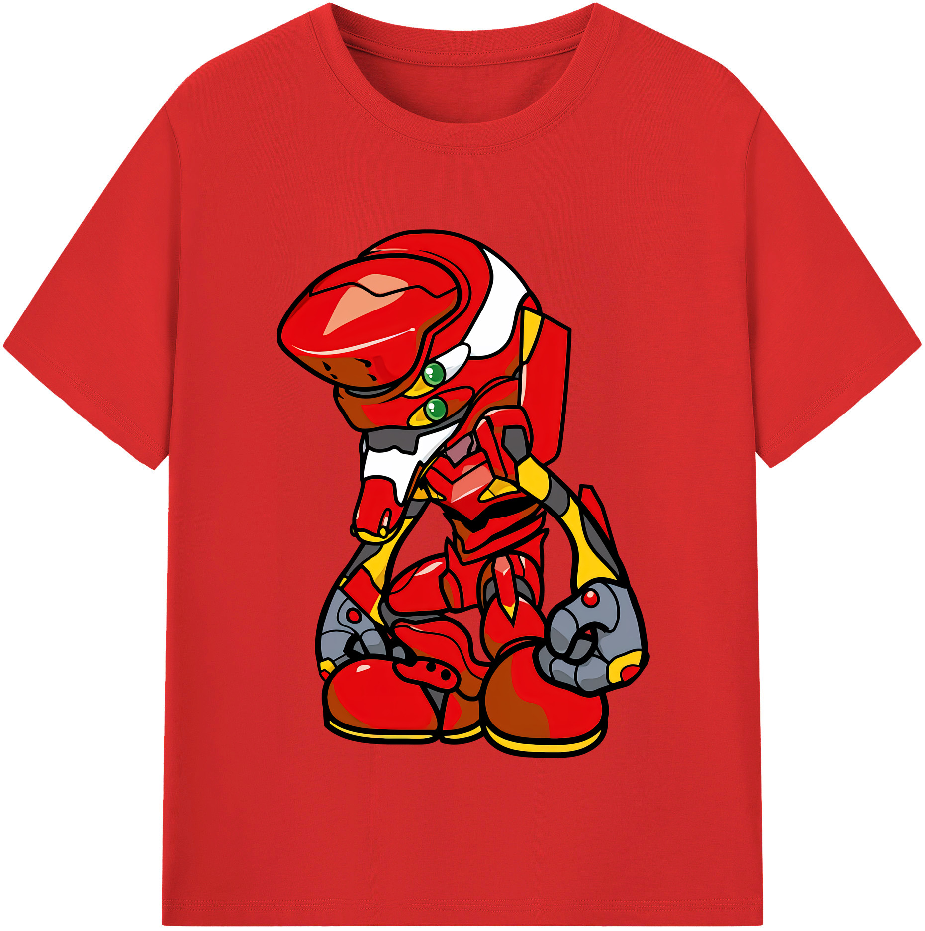（画像用） EVA 新世紀エヴァンゲリオン レディースカジュアルプリントTシャツ（綿100％）