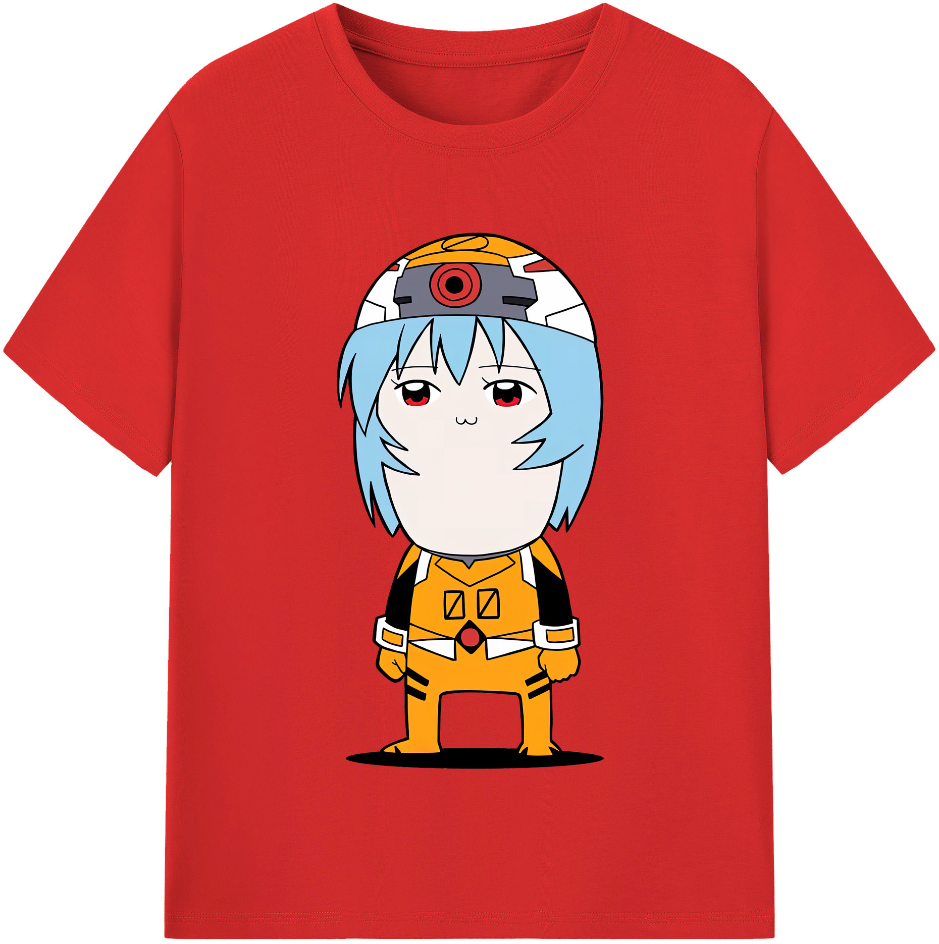 （画像用） EVA 新世紀エヴァンゲリオン レディースカジュアルプリントTシャツ（綿100％）
