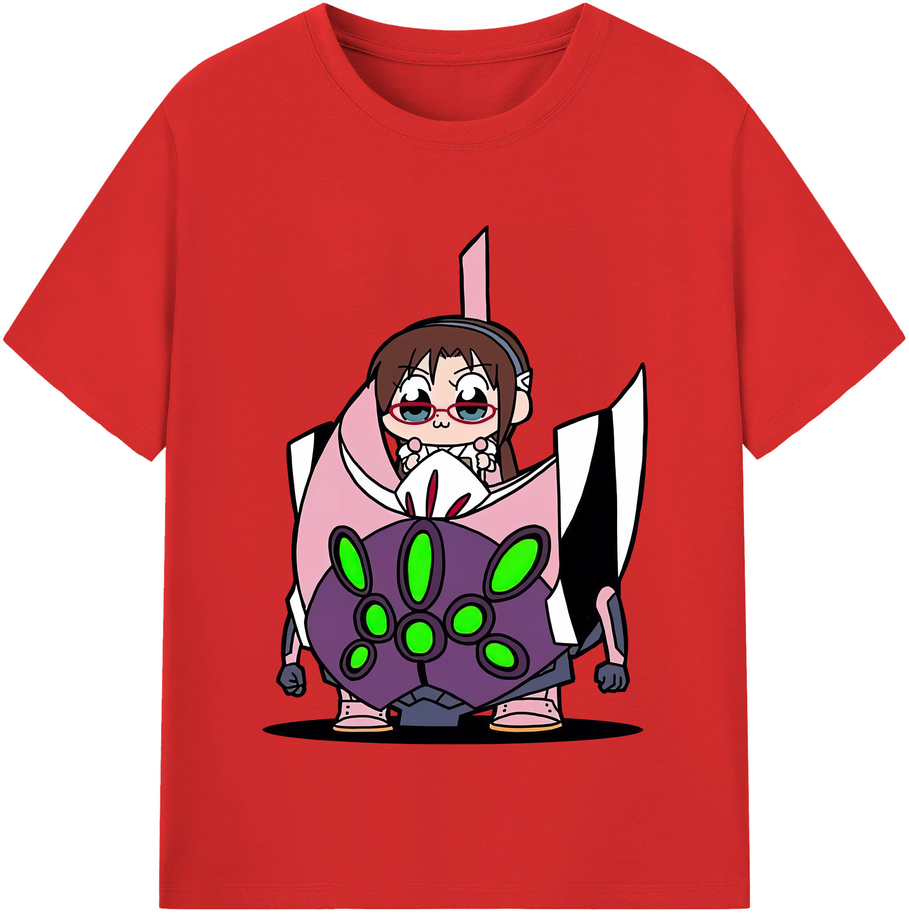 （画像用） EVA 新世紀エヴァンゲリオン レディースカジュアルプリントTシャツ（綿100％）