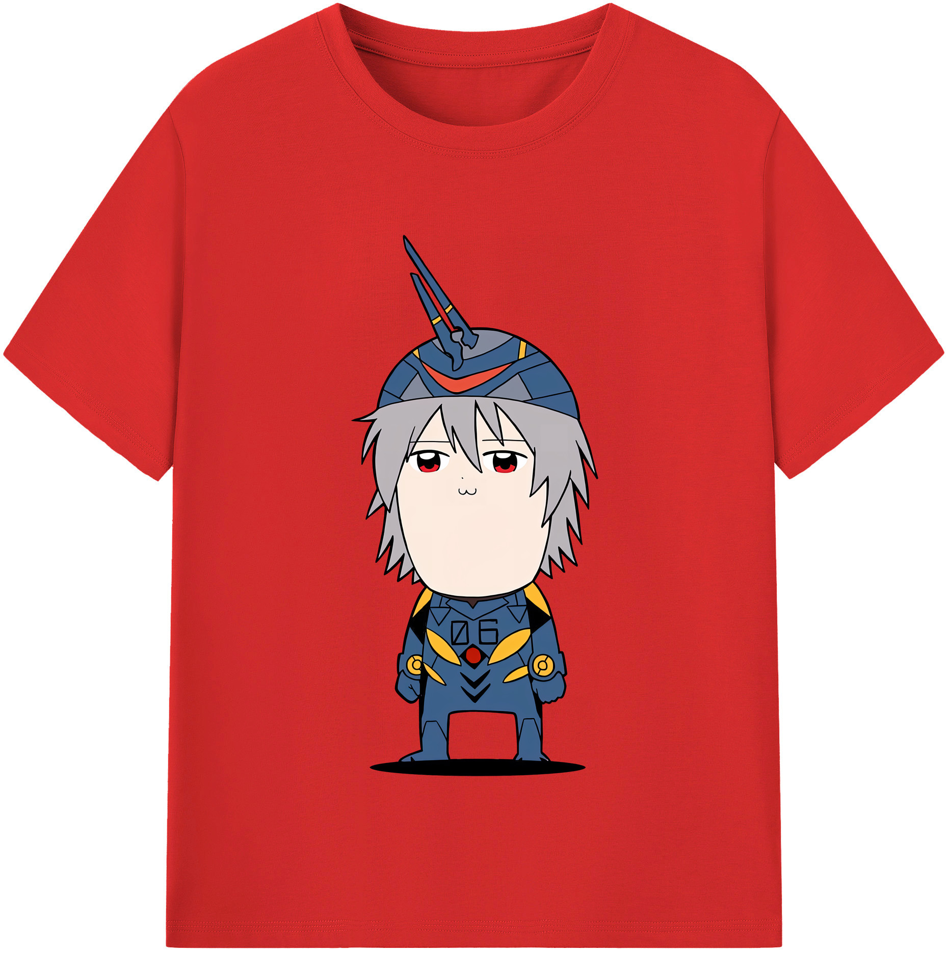 （画像用） EVA 新世紀エヴァンゲリオン レディースカジュアルプリントTシャツ（綿100％）