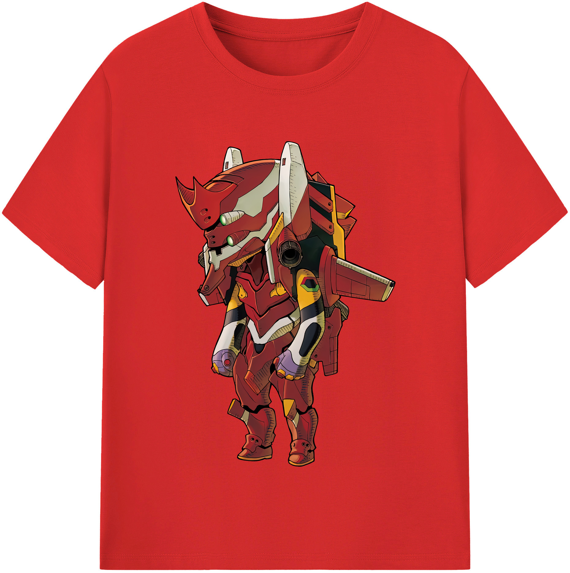 （画像用） EVA 新世紀エヴァンゲリオン レディースカジュアルプリントTシャツ（綿100％）