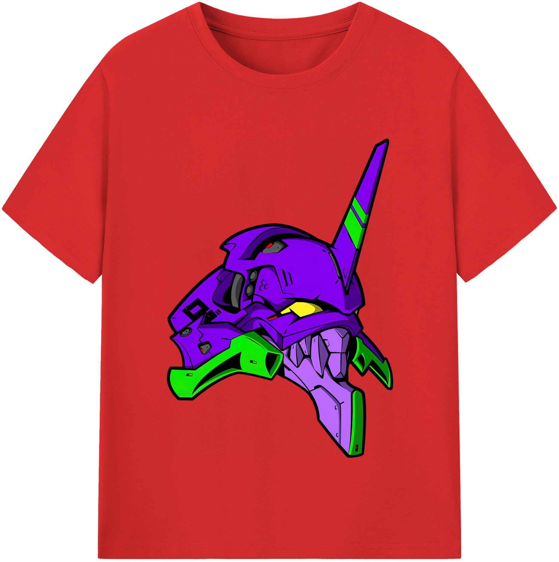 （画像用） EVA 新世紀エヴァンゲリオン レディースカジュアルプリントTシャツ（綿100％）