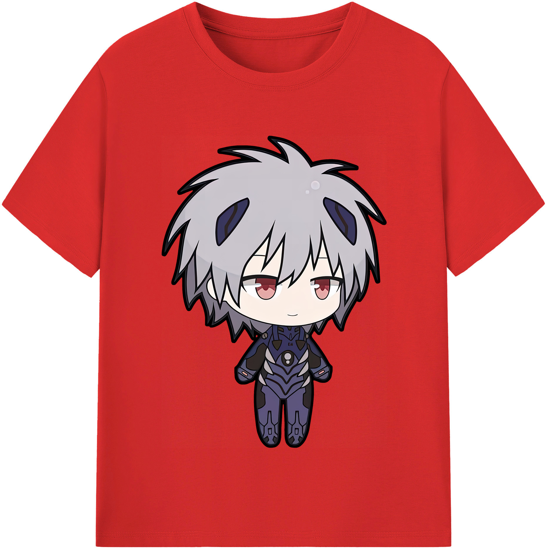 （画像用） EVA 新世紀エヴァンゲリオン レディースカジュアルプリントTシャツ（綿100％）