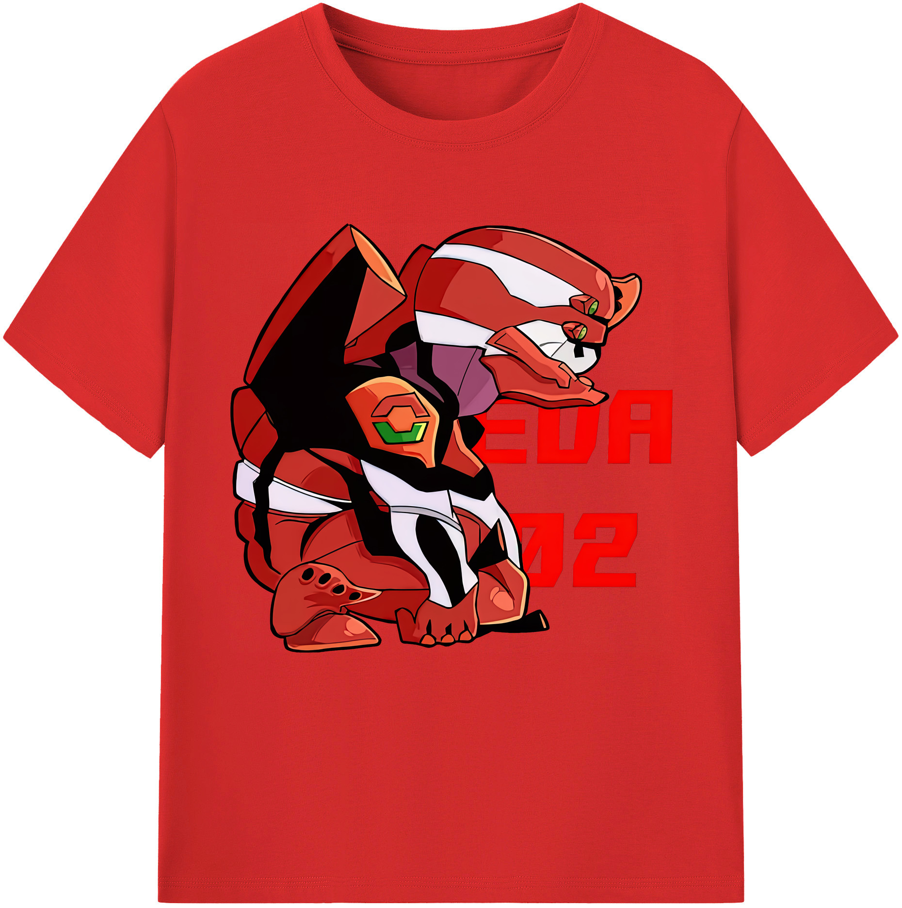 （画像用） EVA 新世紀エヴァンゲリオン レディースカジュアルプリントTシャツ（綿100％）