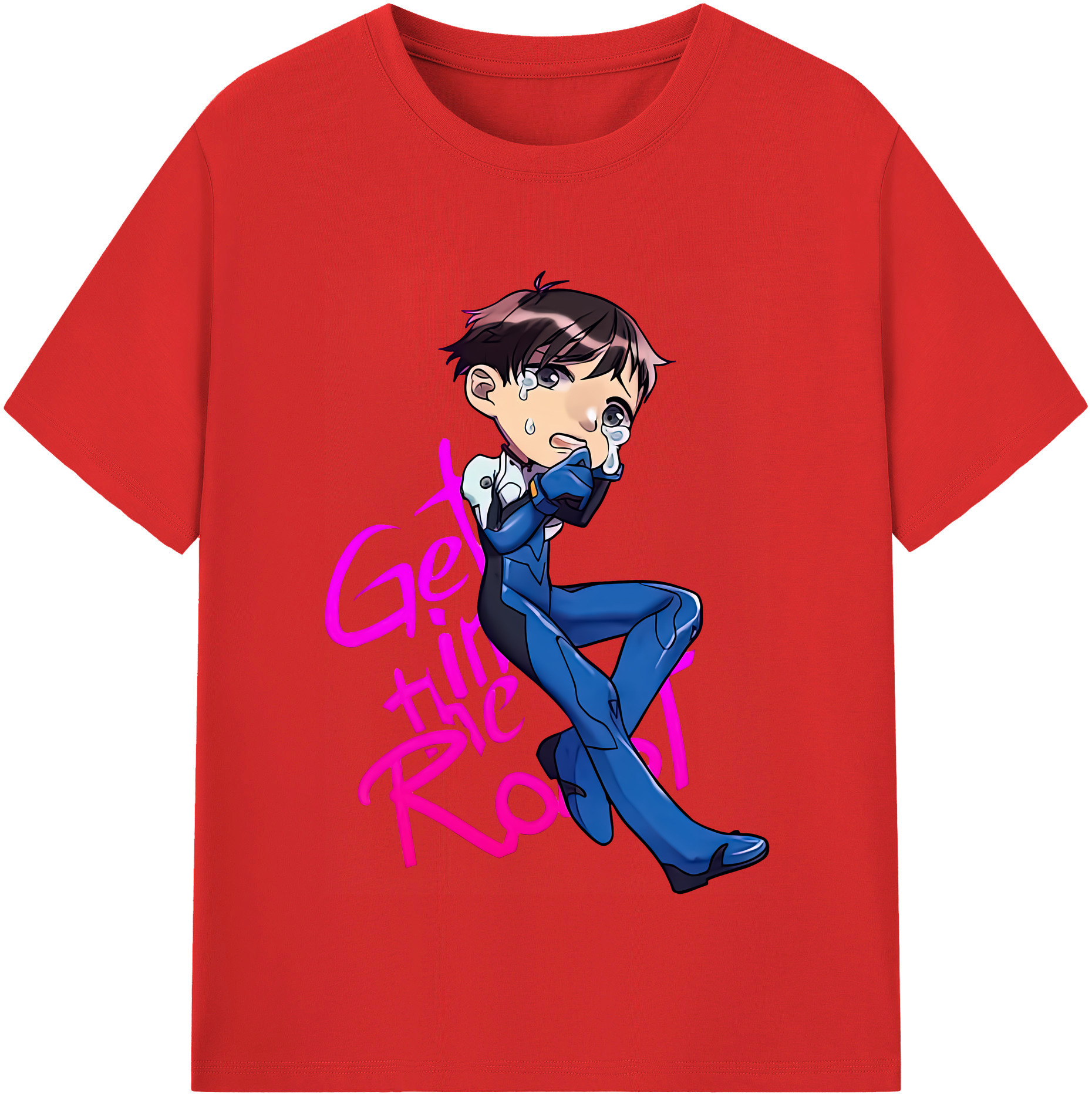 （画像用） EVA 新世紀エヴァンゲリオン レディースカジュアルプリントTシャツ（綿100％）