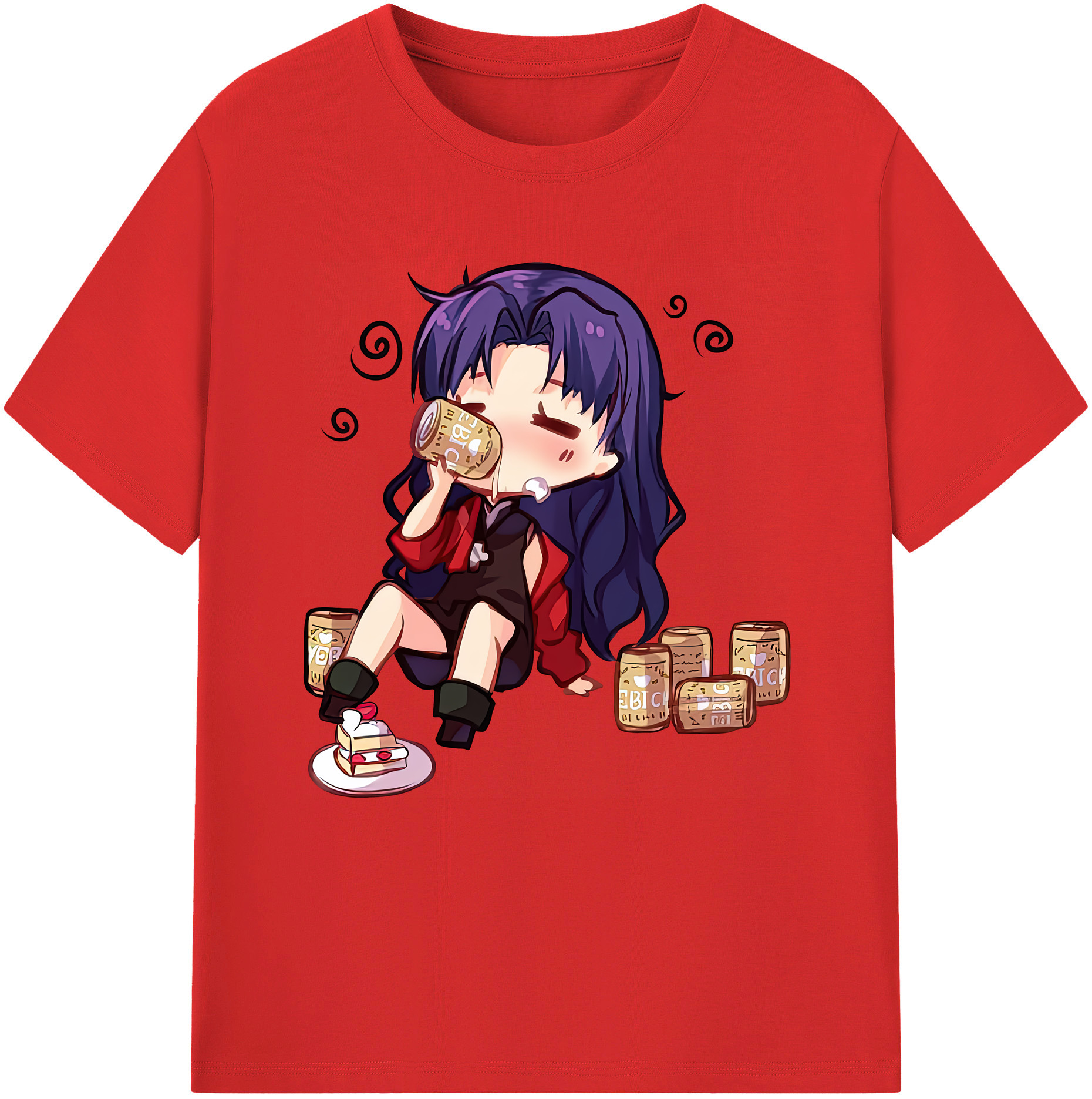 （画像用） EVA 新世紀エヴァンゲリオン レディースカジュアルプリントTシャツ（綿100％）