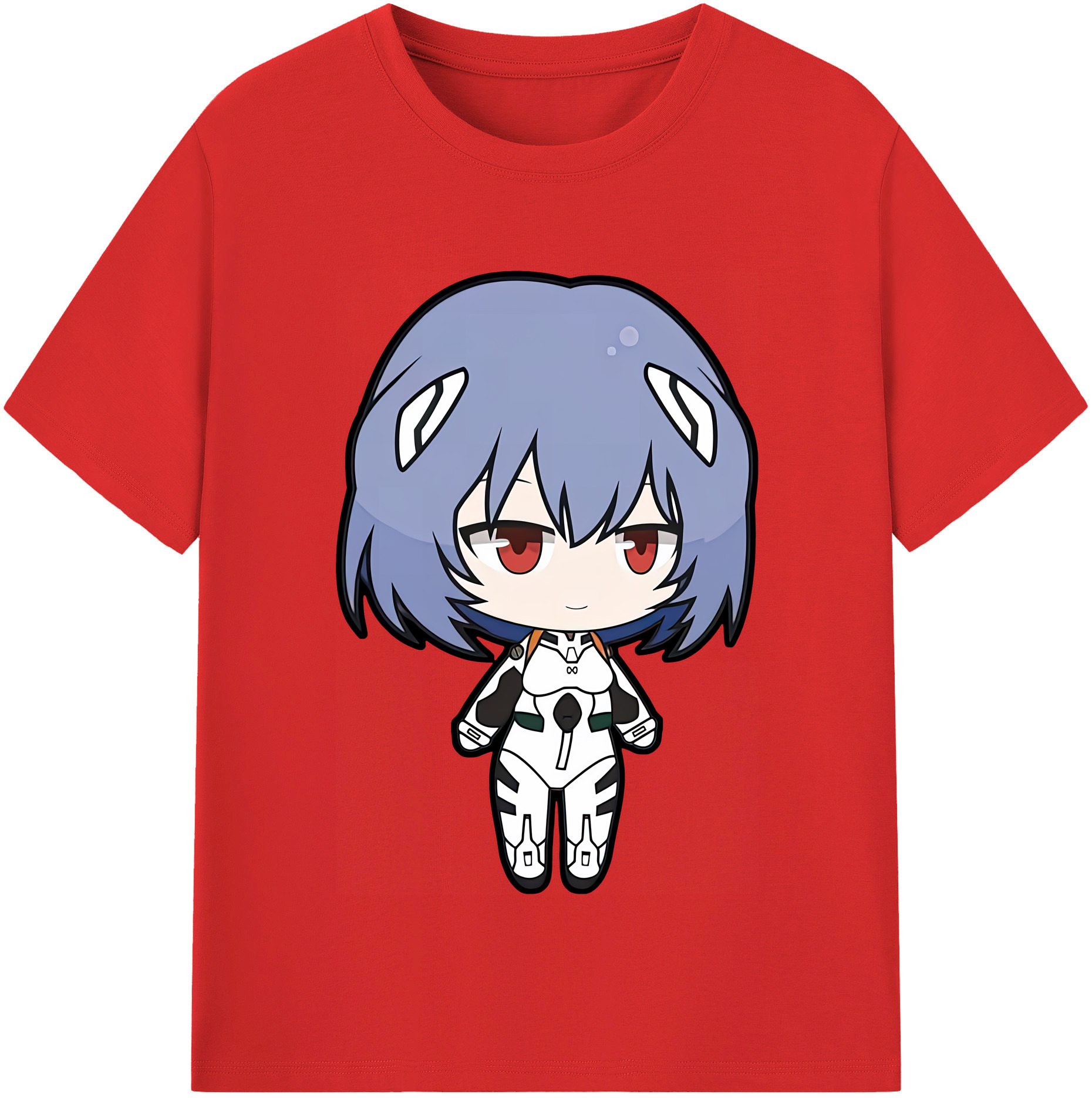 （画像用） EVA 新世紀エヴァンゲリオン レディースカジュアルプリントTシャツ（綿100％）