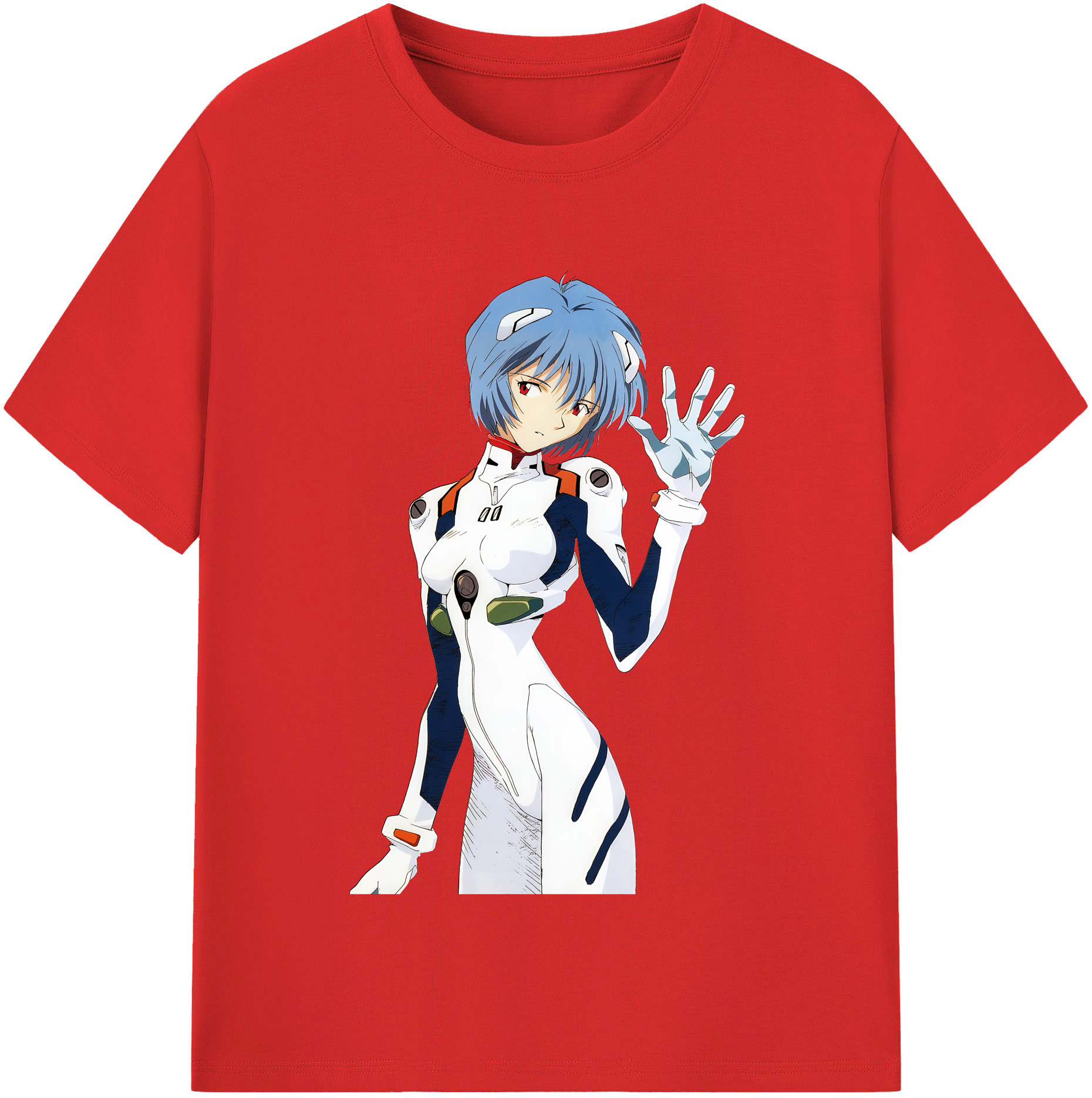 （画像用） EVA 新世紀エヴァンゲリオン レディースカジュアルプリントTシャツ（綿100％）