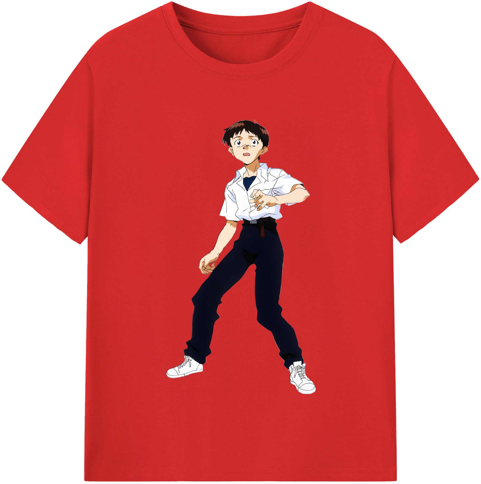 （画像用） EVA 新世紀エヴァンゲリオン レディースカジュアルプリントTシャツ（綿100％）
